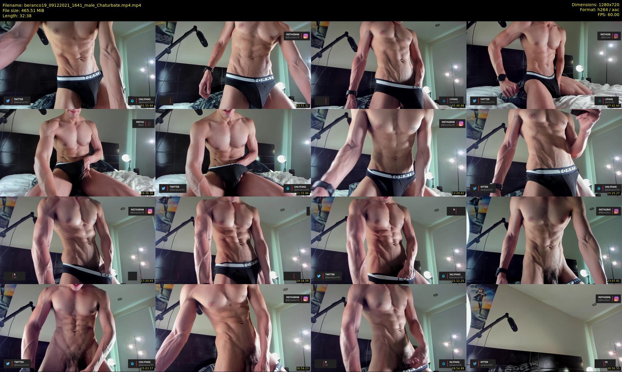 beranco19 — 33 minute Chaturbate male cam show recording, 720p, Dec 9, 2021