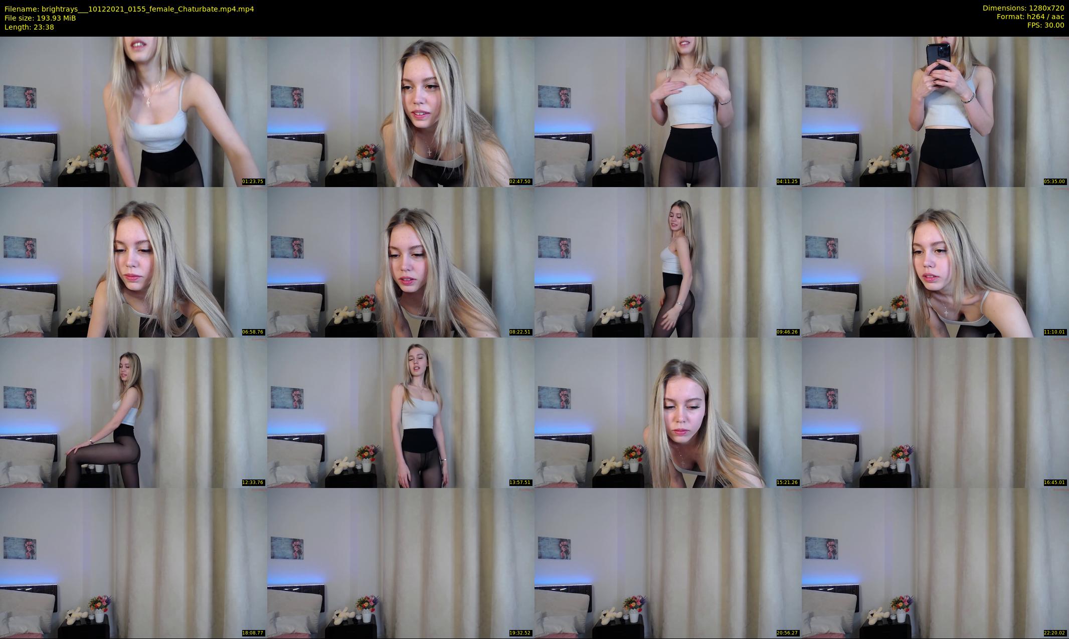 brightrays__ — 24 minute Chaturbate female cam show recording, 720p, Dec 10, 2021