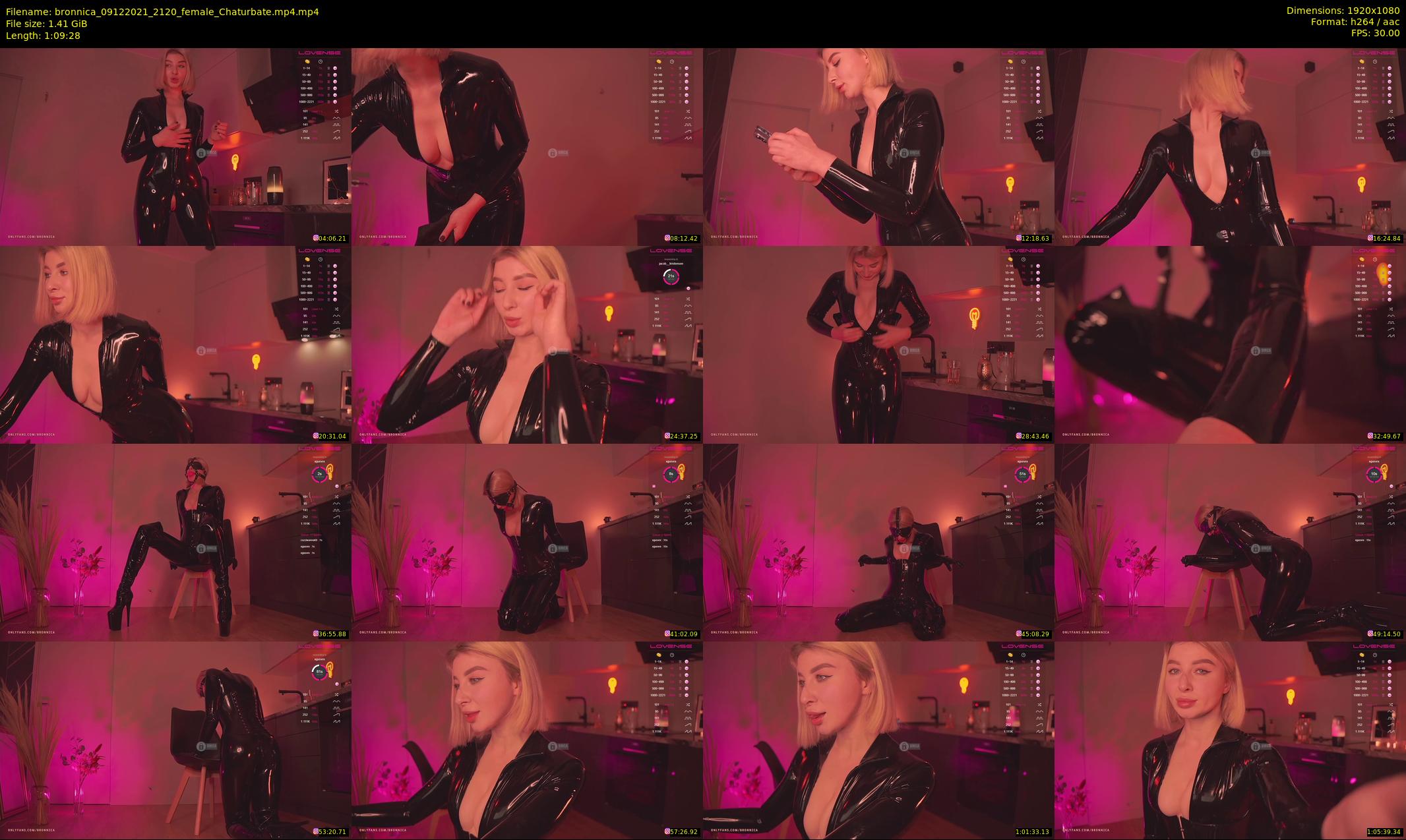 bronnica — 70 minute Chaturbate female cam show recording, 1080p, Dec 9, 2021