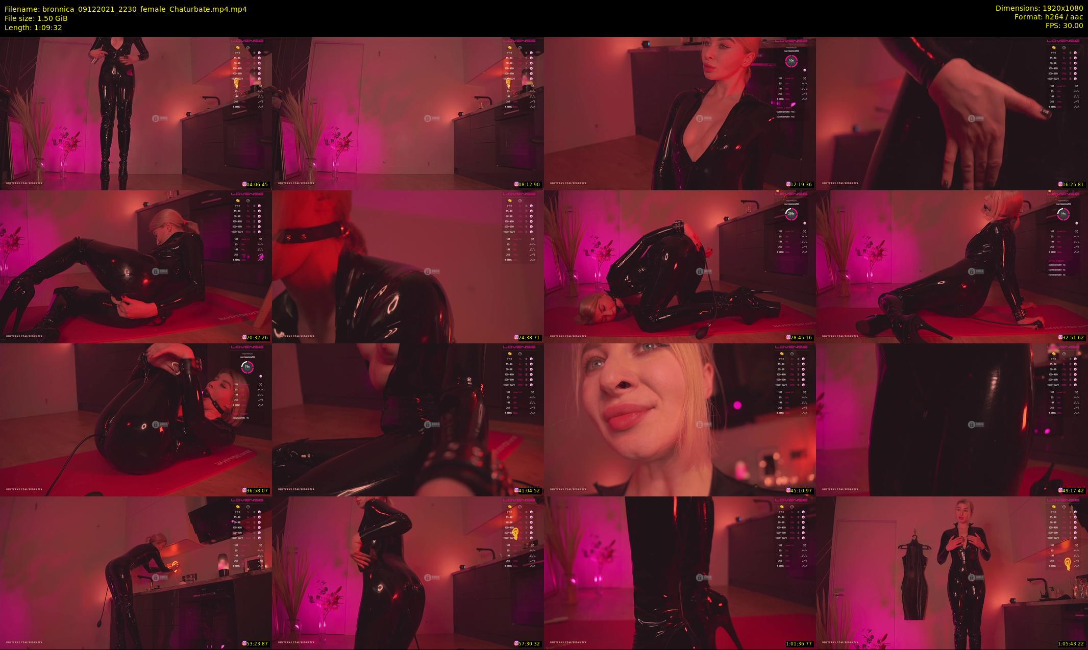 bronnica — 70 minute Chaturbate female cam show recording, 1080p, Dec 9, 2021