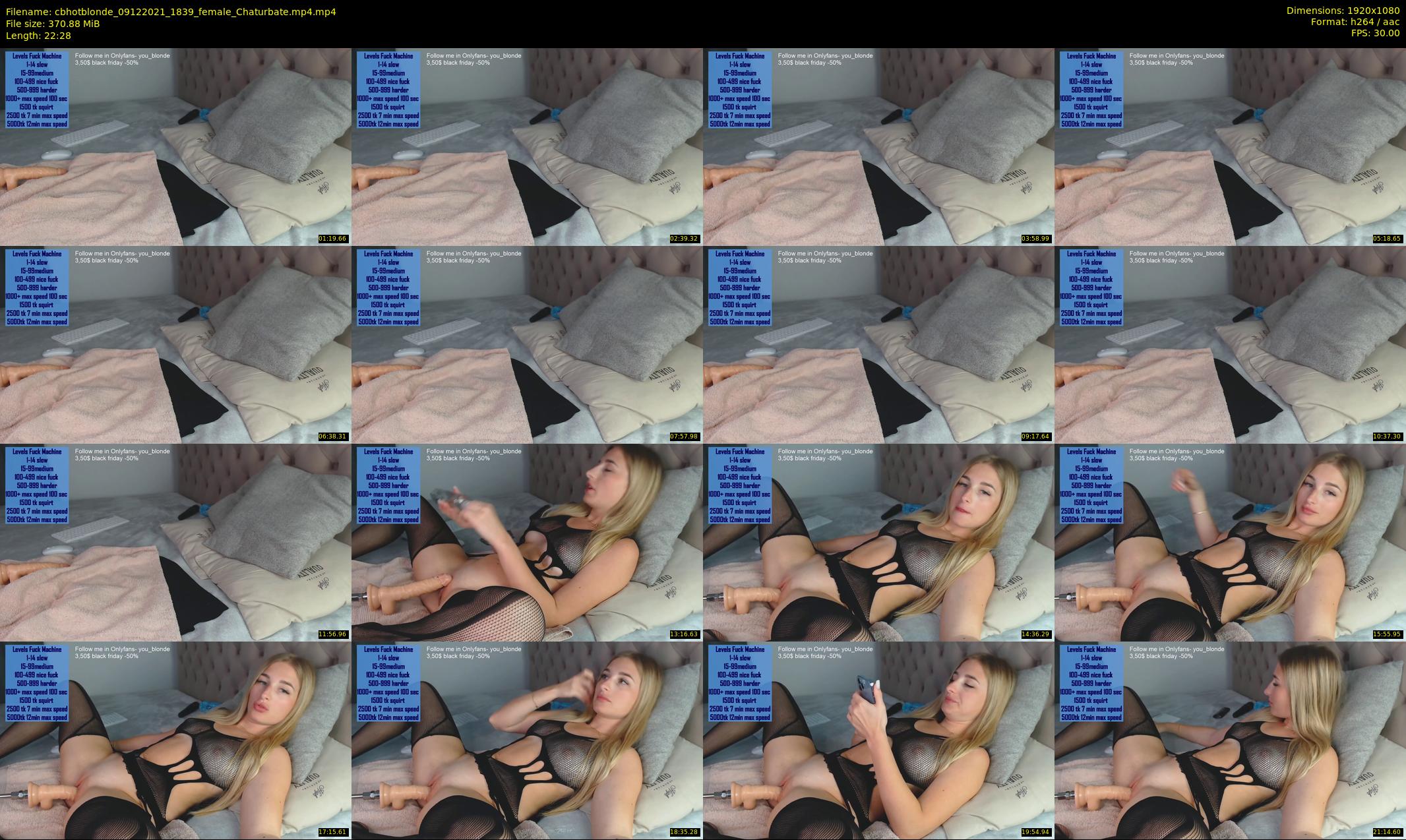 cbhotblonde — 23 minute Chaturbate female cam show recording, 1080p, Dec 9, 2021