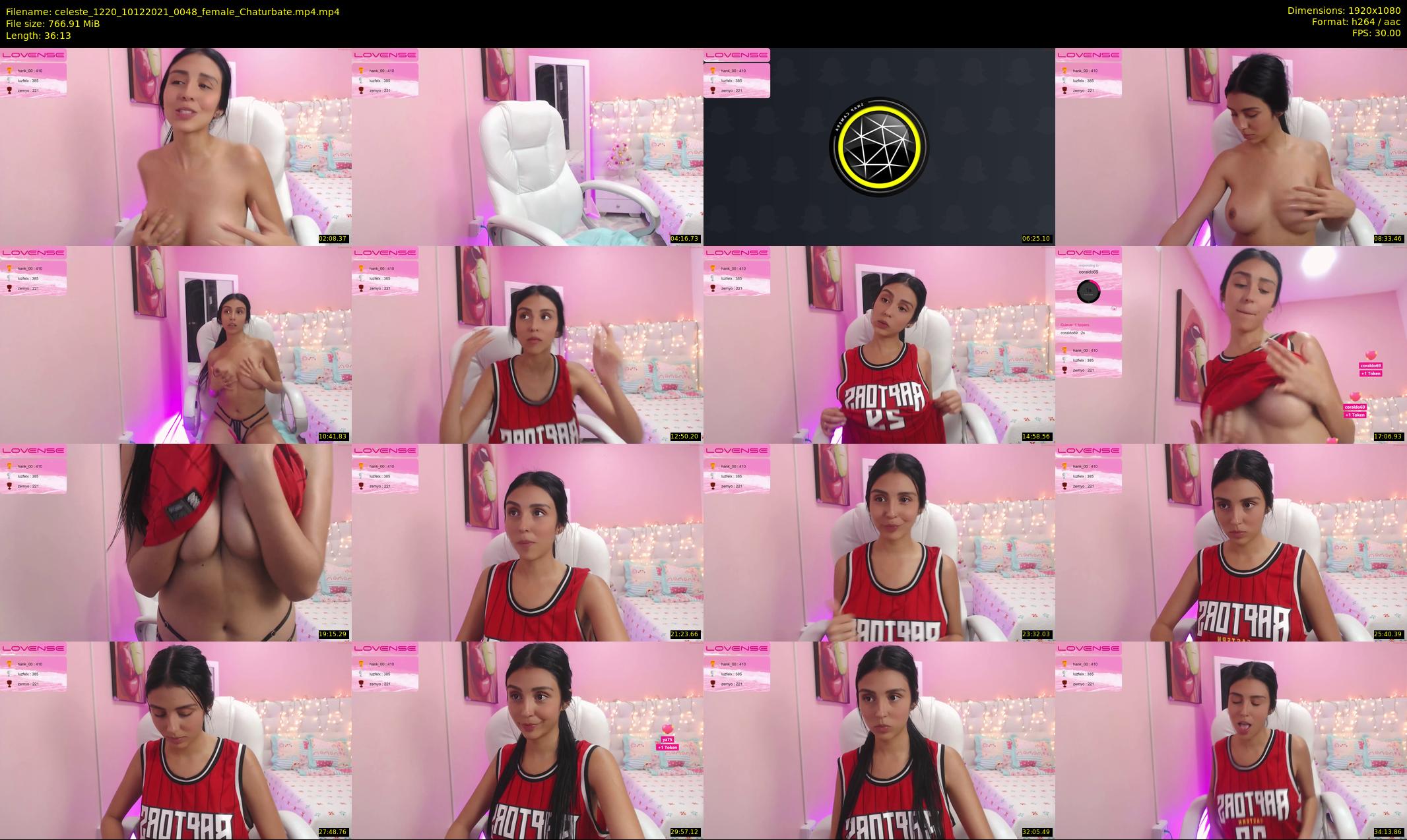celeste_1220 — 37 minute Chaturbate female cam show recording, 1080p, Dec 10, 2021