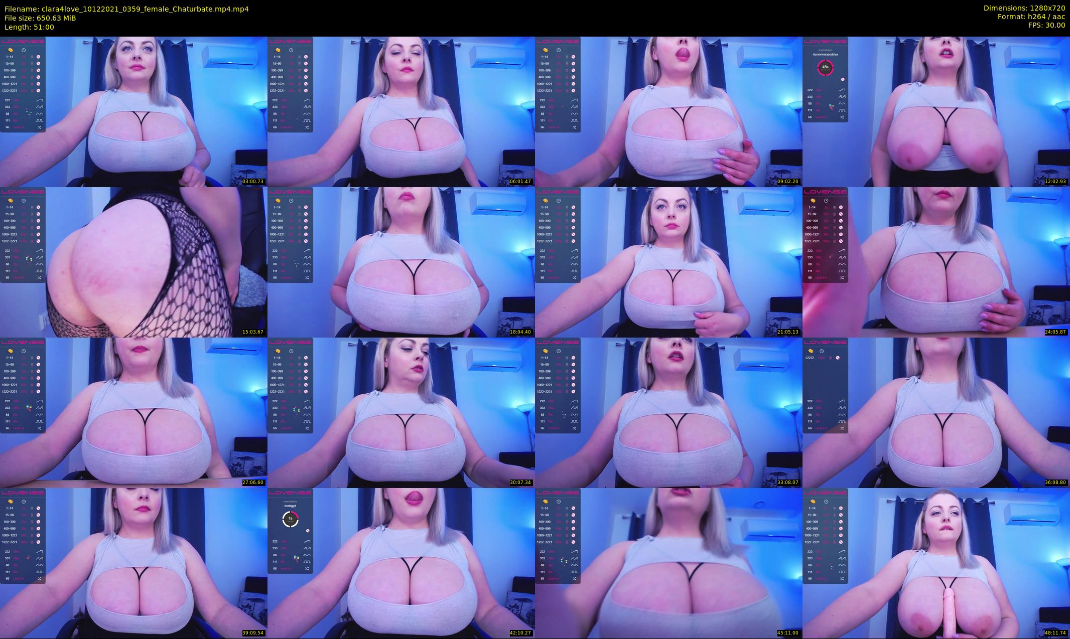 clara4love — 51 minute Chaturbate female cam show recording, 720p, Dec 10, 2021