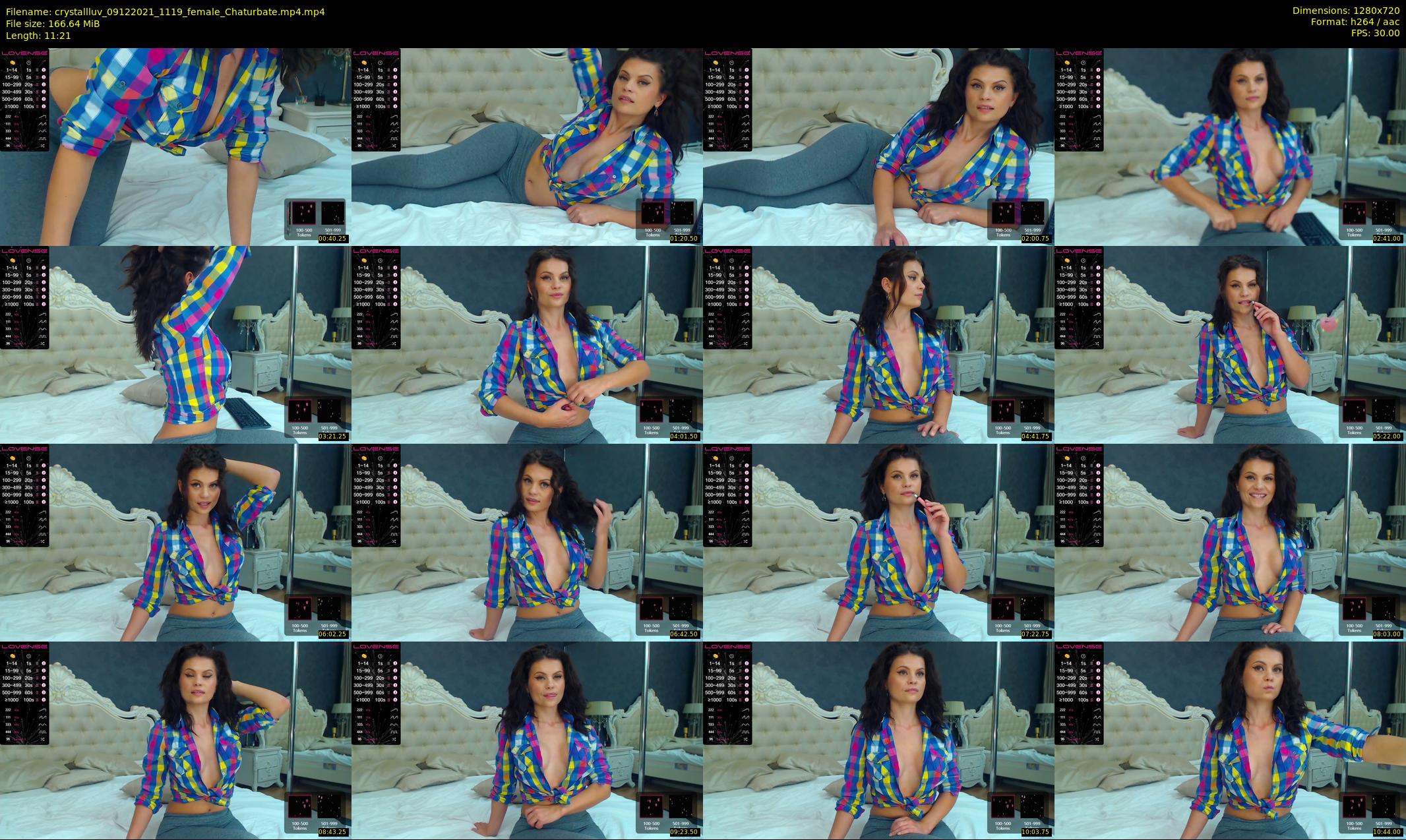 crystallluv — 12 minute Chaturbate female cam show recording, 720p, Dec 9, 2021