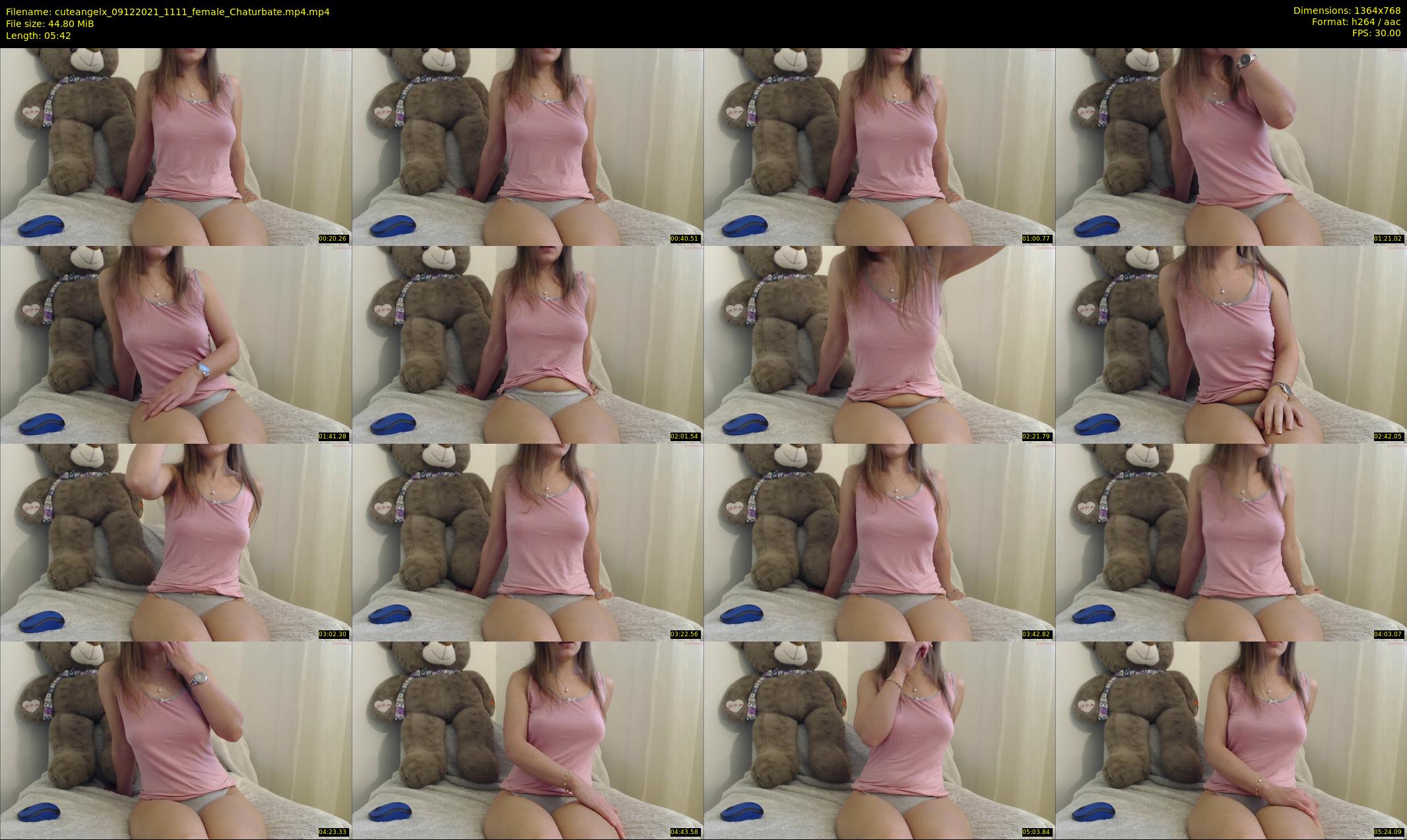 cuteangelx — 6 minute Chaturbate female cam show recording, 720p, Dec 9, 2021