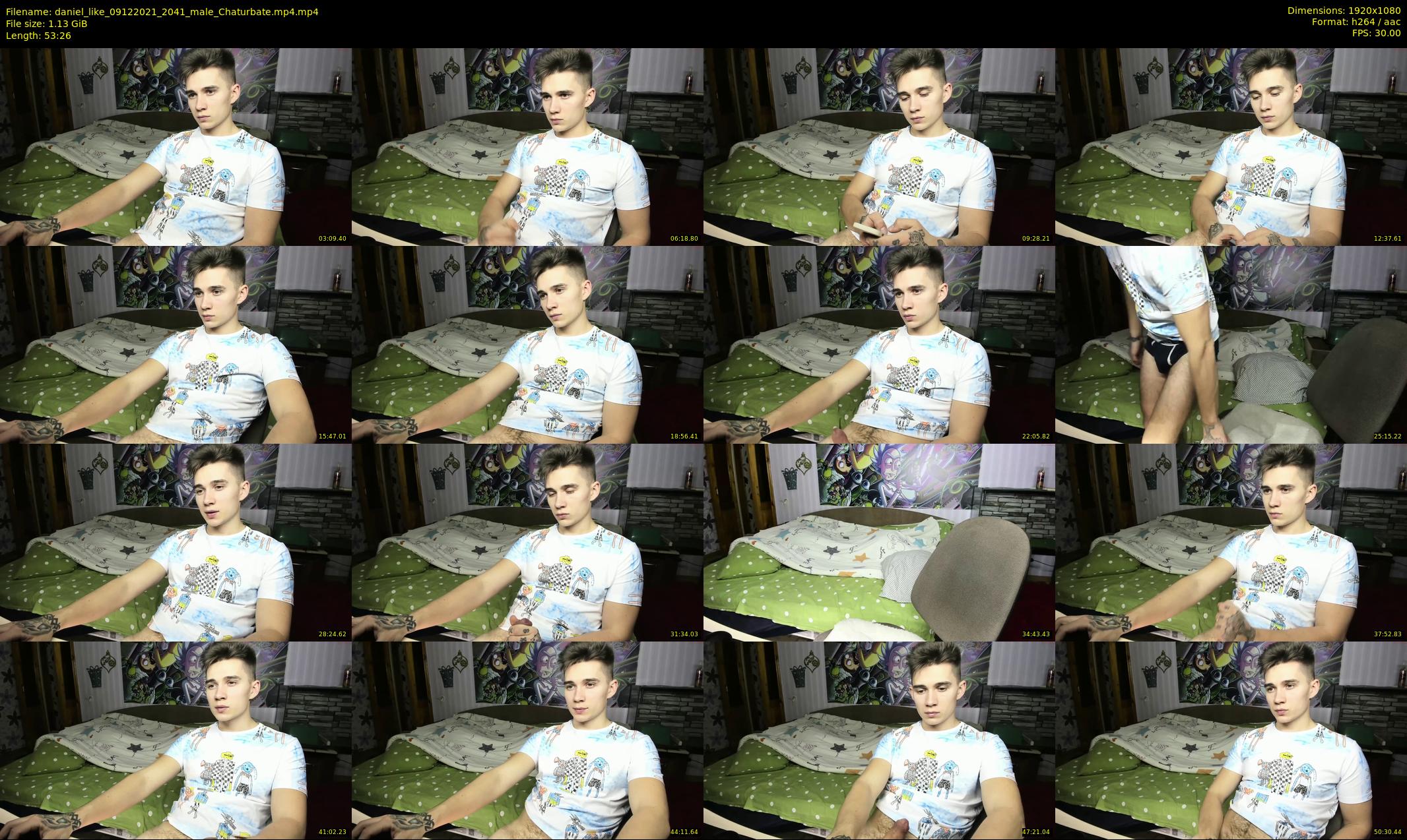 daniel_like — 54 minute Chaturbate male cam show recording, 1080p, Dec 9, 2021