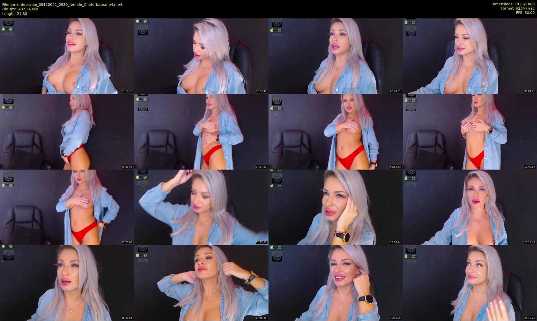 debralee — 22 minute Chaturbate female cam show recording, 1080p, Dec 9, 2021