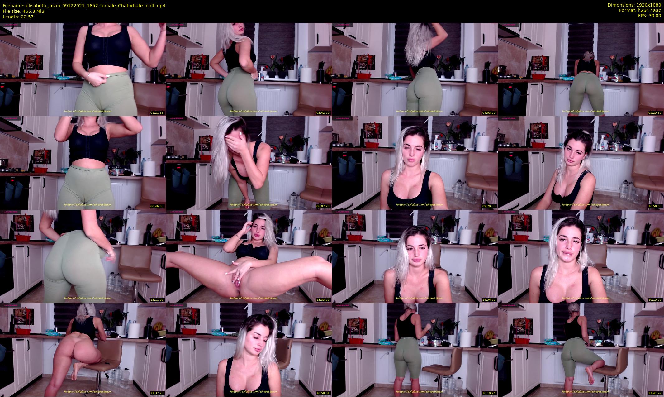 elisabeth_jason — 23 minute Chaturbate couple cam show recording, 1080p, Dec 9, 2021