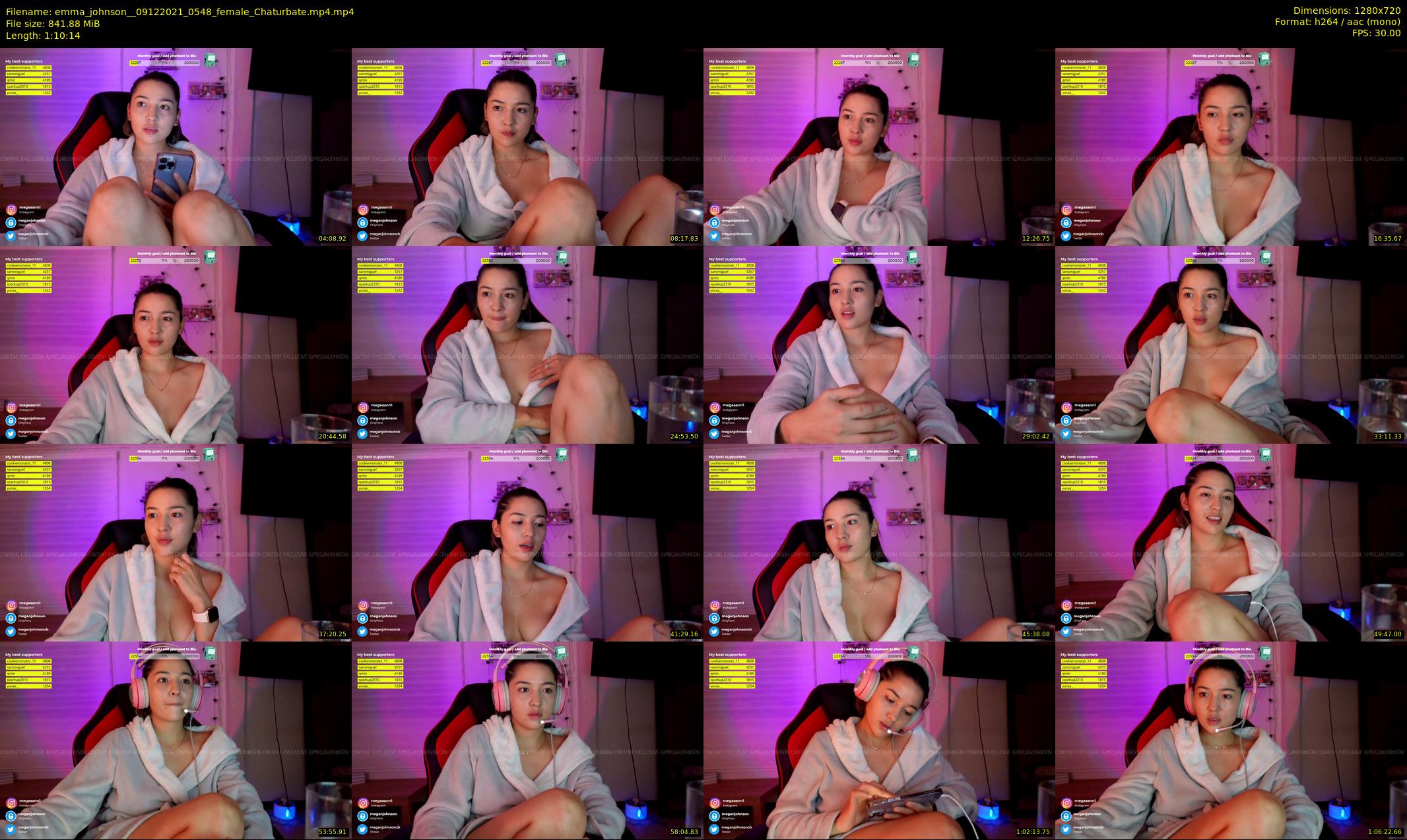 emma_johnson_ — 71 minute Chaturbate female cam show recording, 720p, Dec 9, 2021
