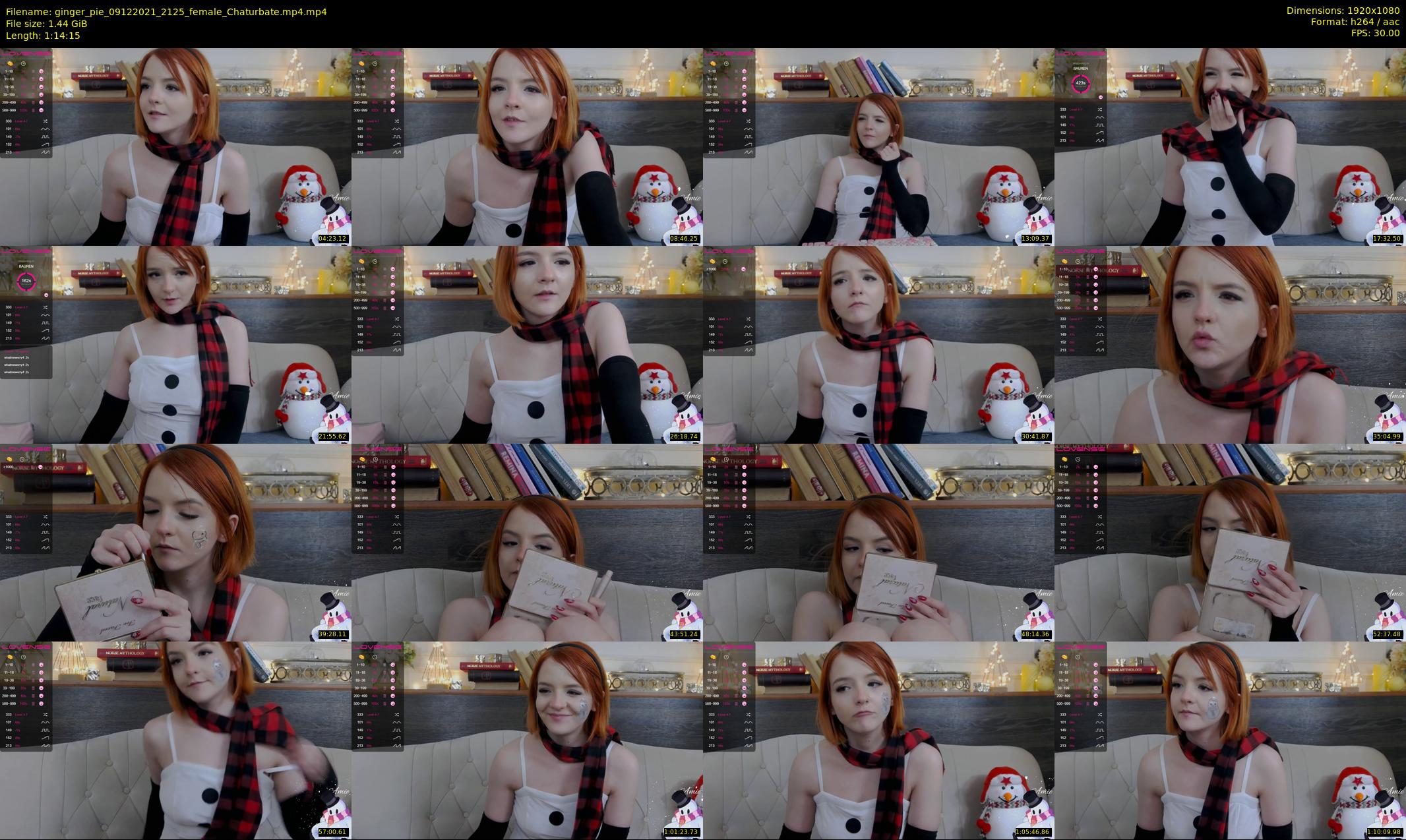 ginger_pie — 75 minute Chaturbate female cam show recording, 1080p, Dec 9, 2021