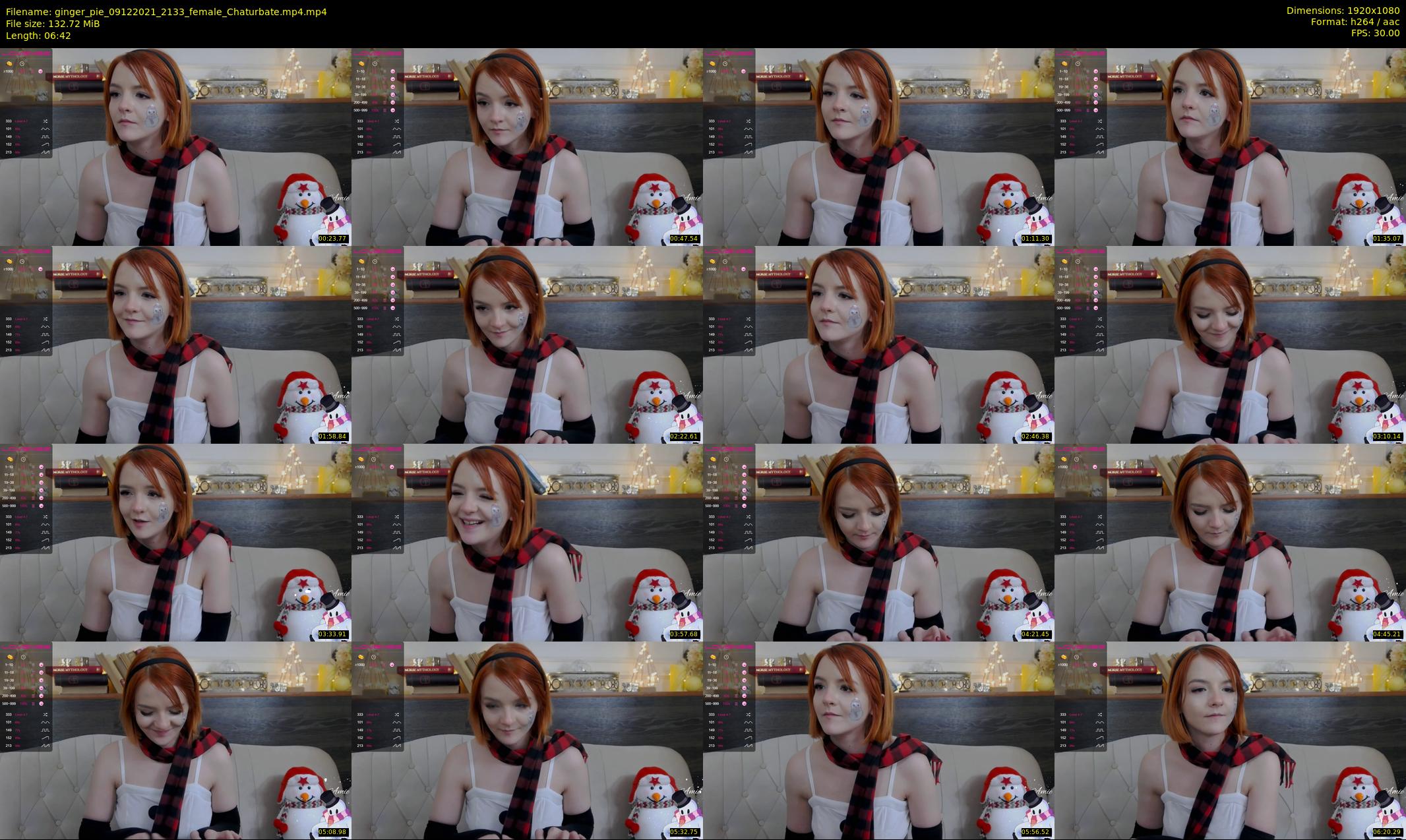 ginger_pie — 7 minute Chaturbate female cam show recording, 1080p, Dec 9, 2021