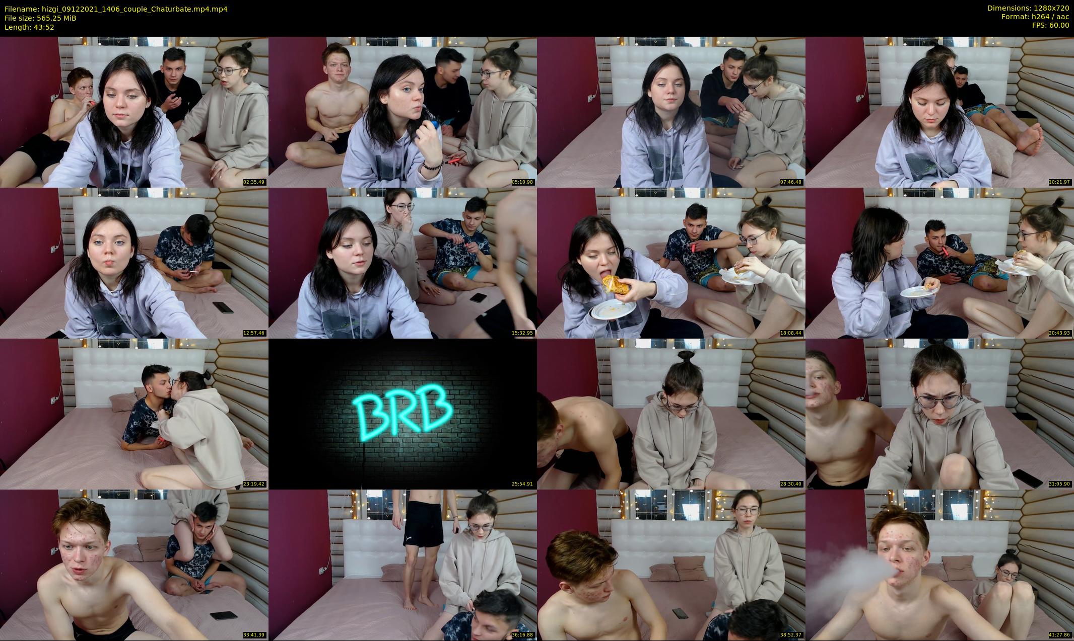 hizgi — 44 minute Chaturbate couple cam show recording, 720p, Dec 9, 2021