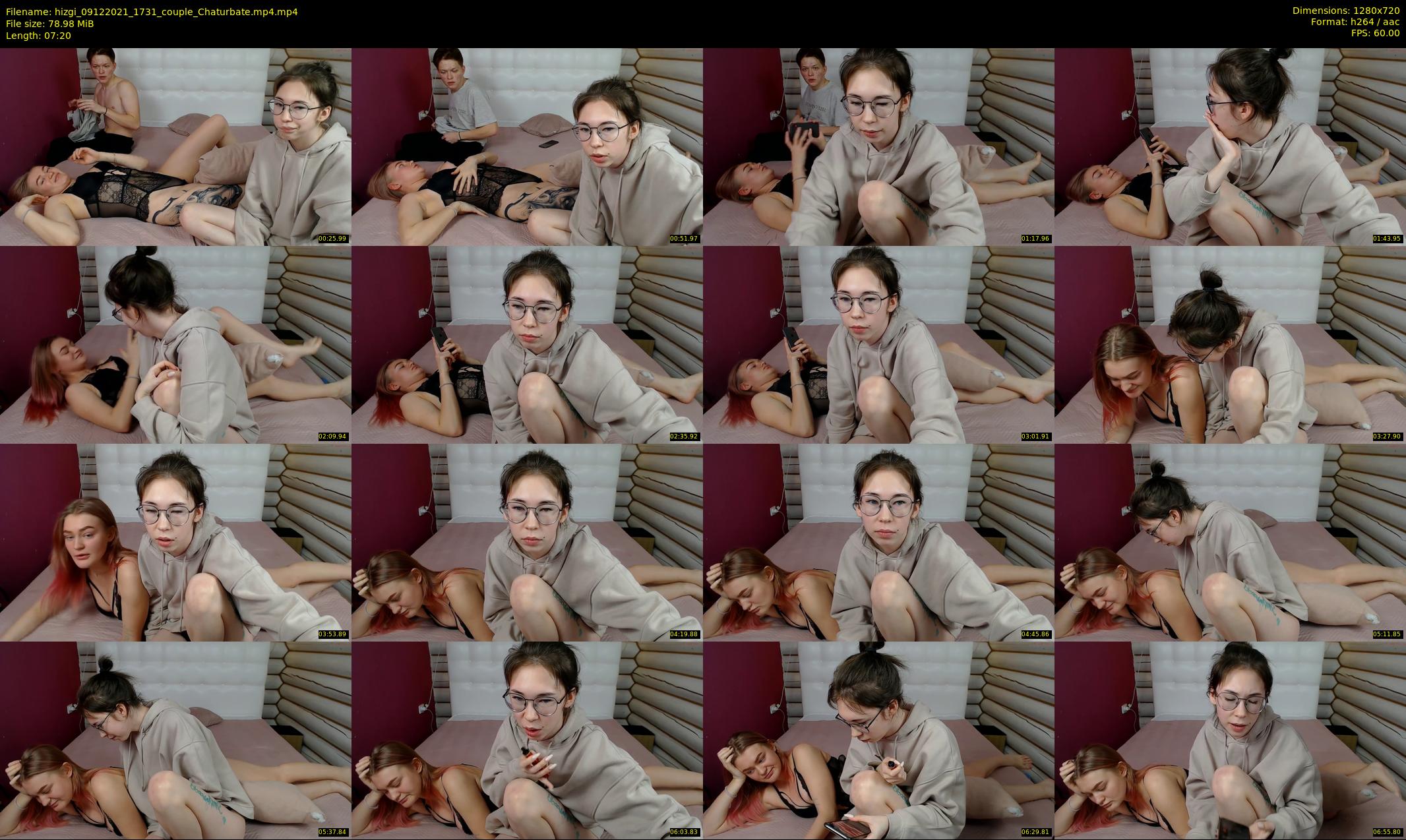 hizgi — 8 minute Chaturbate couple cam show recording, 720p, Dec 9, 2021