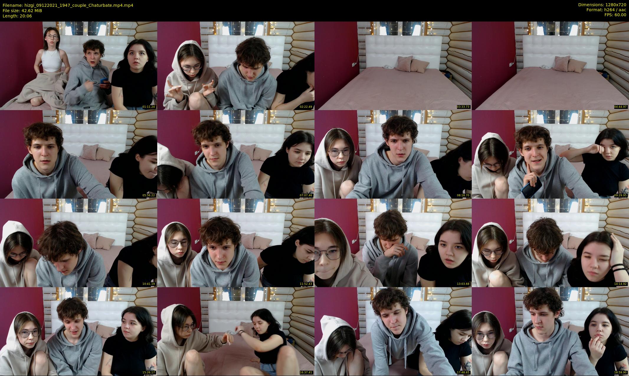 hizgi — 21 minute Chaturbate couple cam show recording, 720p, Dec 9, 2021