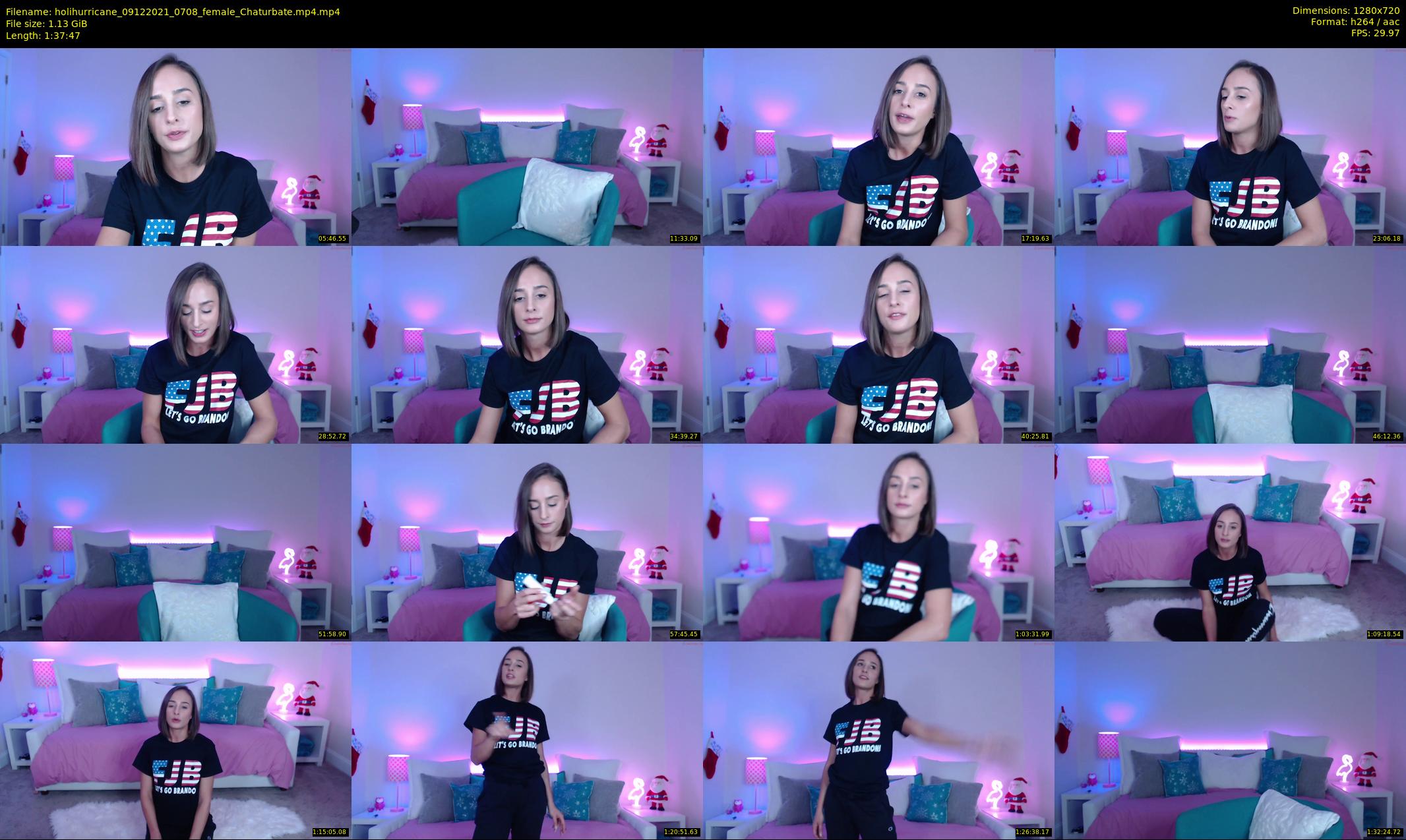 holihurricane — 98 minute Chaturbate female cam show recording, 720p, Dec 9, 2021