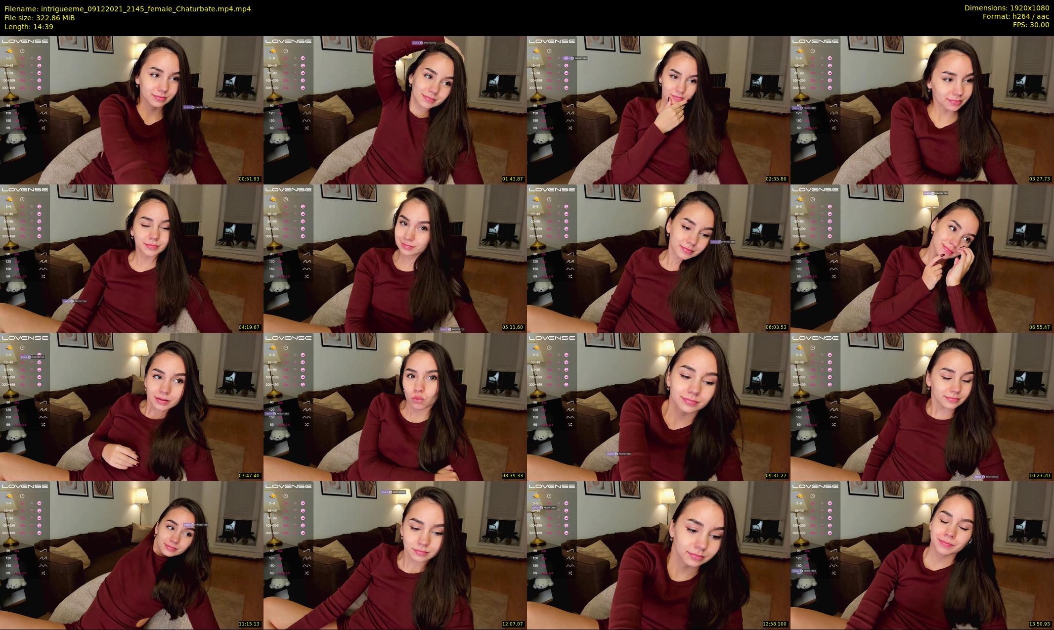 intrigueeme — 15 minute Chaturbate female cam show recording, 1080p, Dec 9, 2021