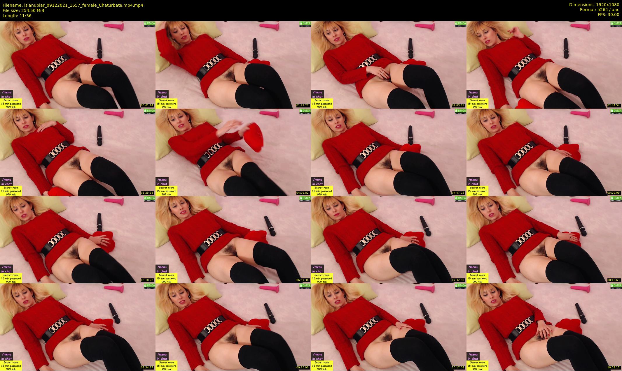 islanublar — 12 minute Chaturbate female cam show recording, 1080p, Dec 9, 2021