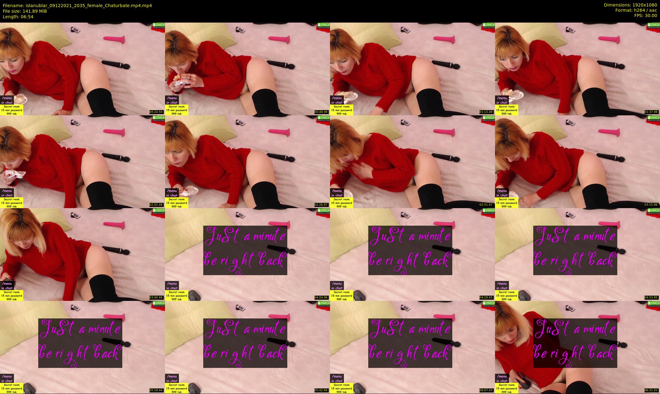 islanublar — 7 minute Chaturbate female cam show recording, 1080p, Dec 9, 2021