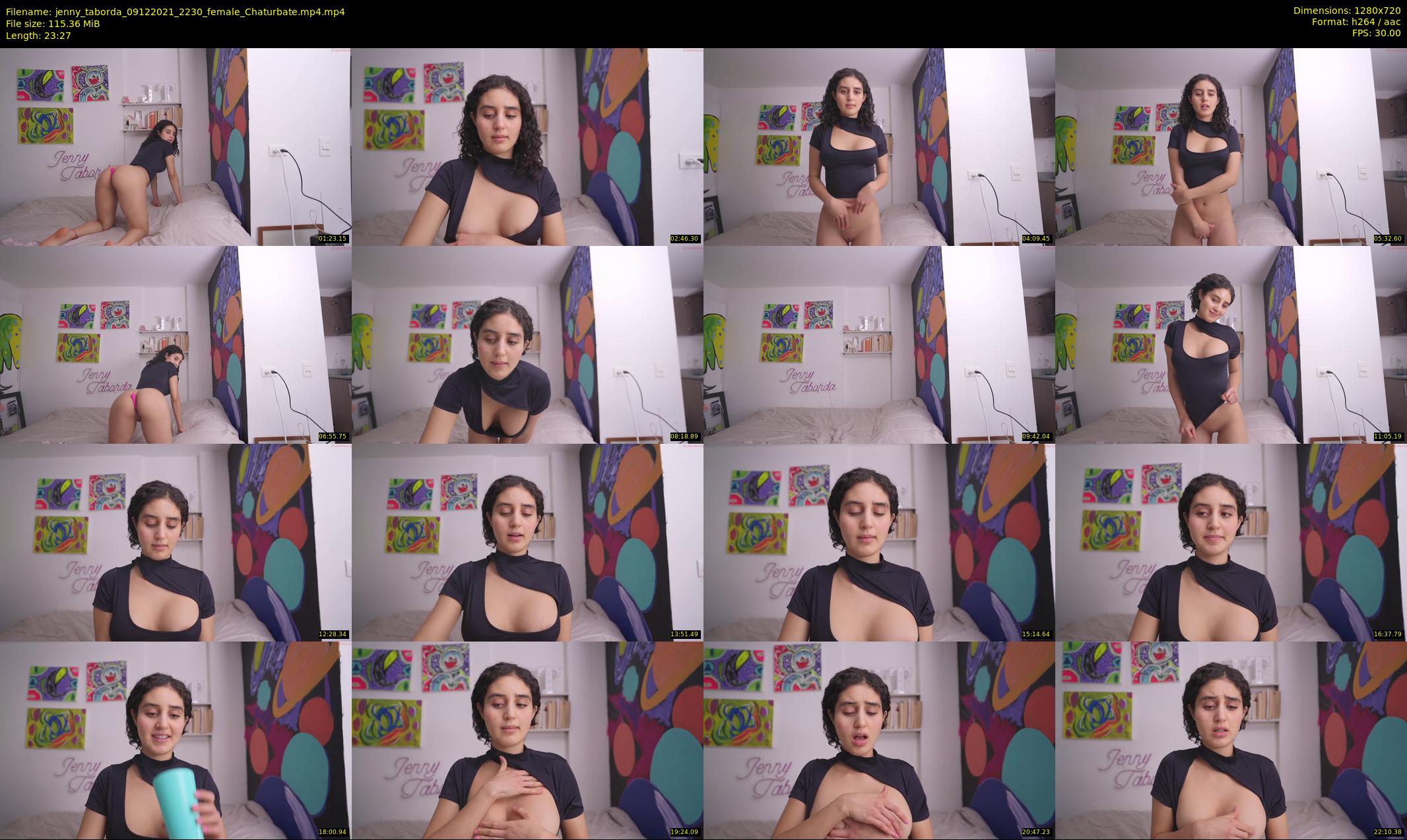 jenny_taborda — 24 minute Chaturbate female cam show recording, 720p, Dec 9, 2021