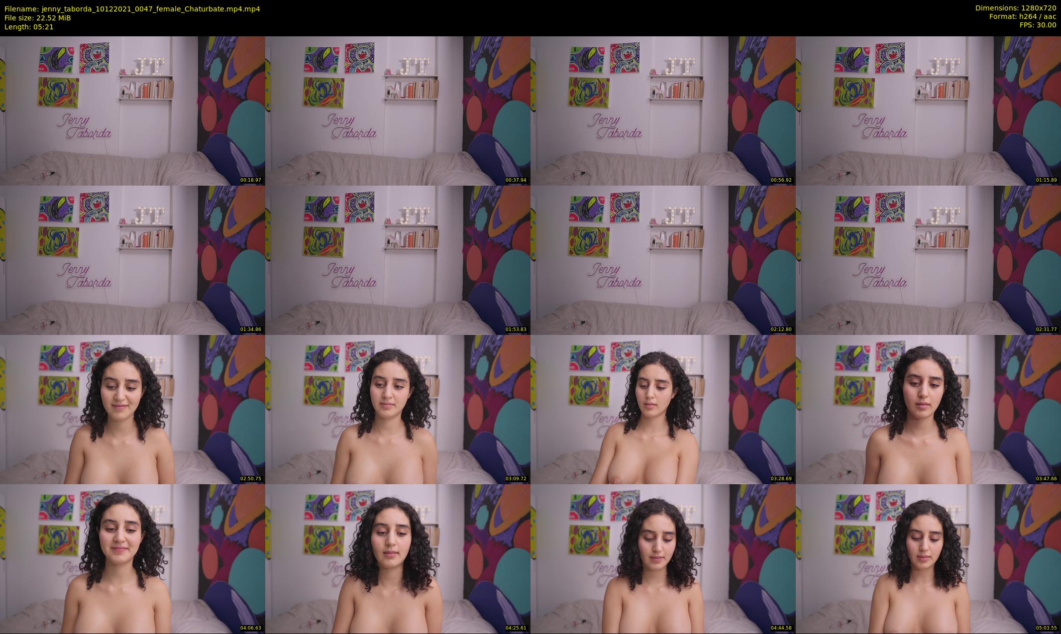 jenny_taborda — 6 minute Chaturbate female cam show recording, 720p, Dec 10, 2021