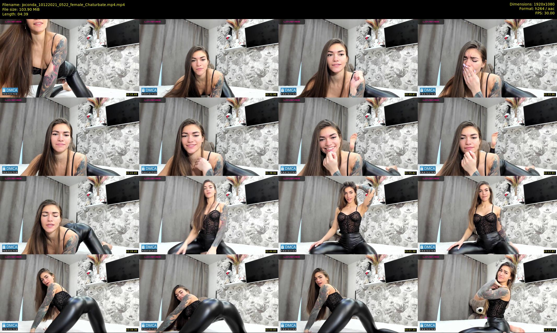 joconda — 5 minute Chaturbate female cam show recording, 1080p, Dec 10, 2021