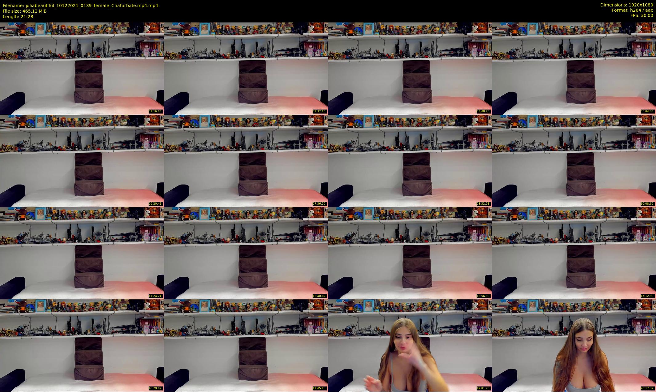 juliabeautiful — 22 minute Chaturbate female cam show recording, 1080p, Dec 10, 2021