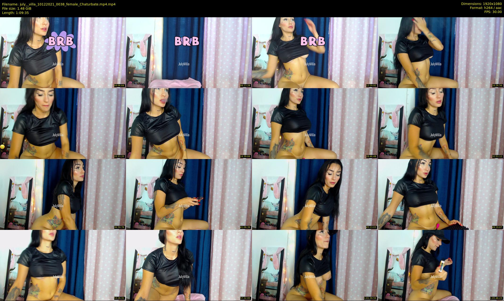 july__villa — 70 minute Chaturbate female cam show recording, 1080p, Dec 10, 2021
