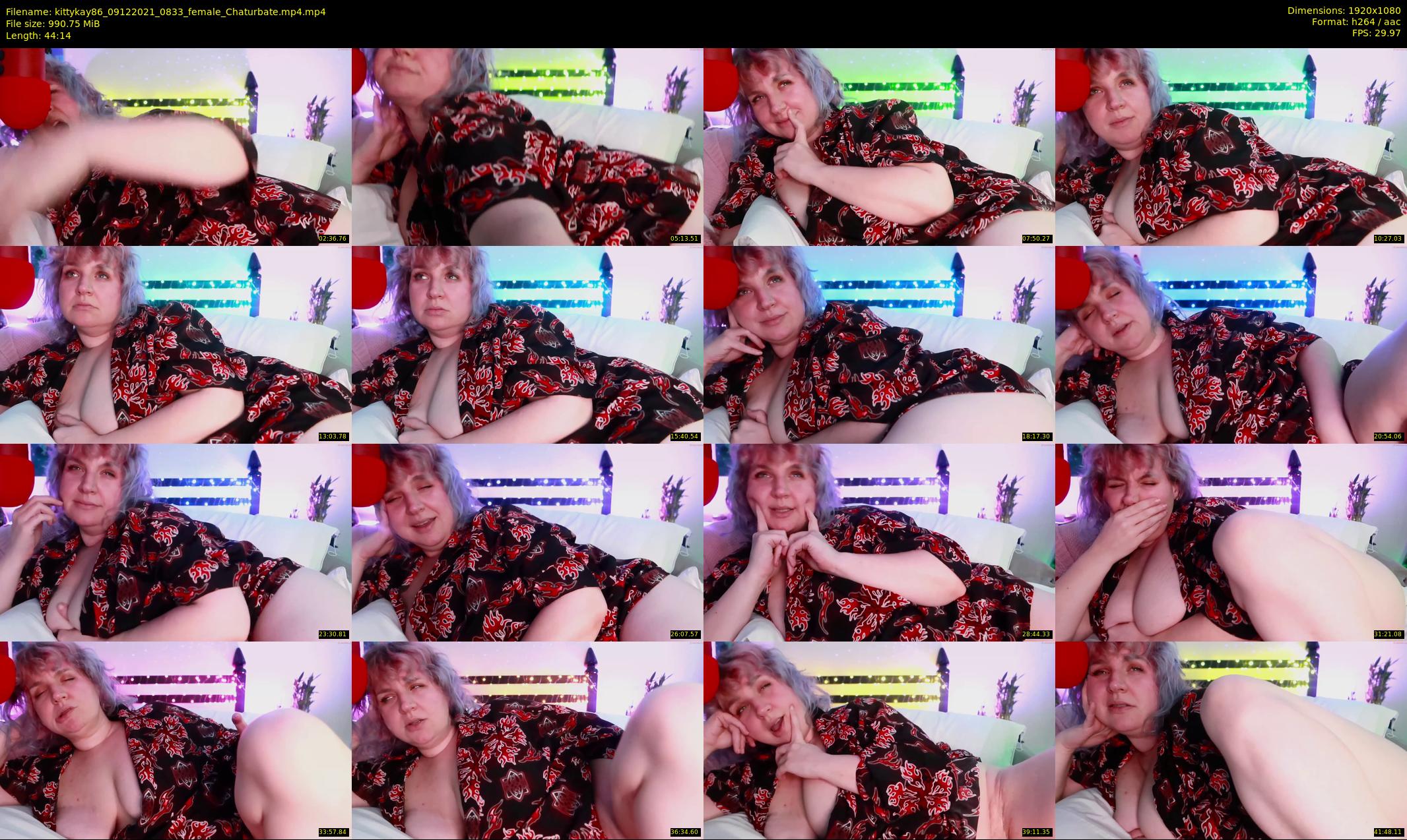 kittykay86 — 45 minute Chaturbate female cam show recording, 1080p, Dec 9, 2021