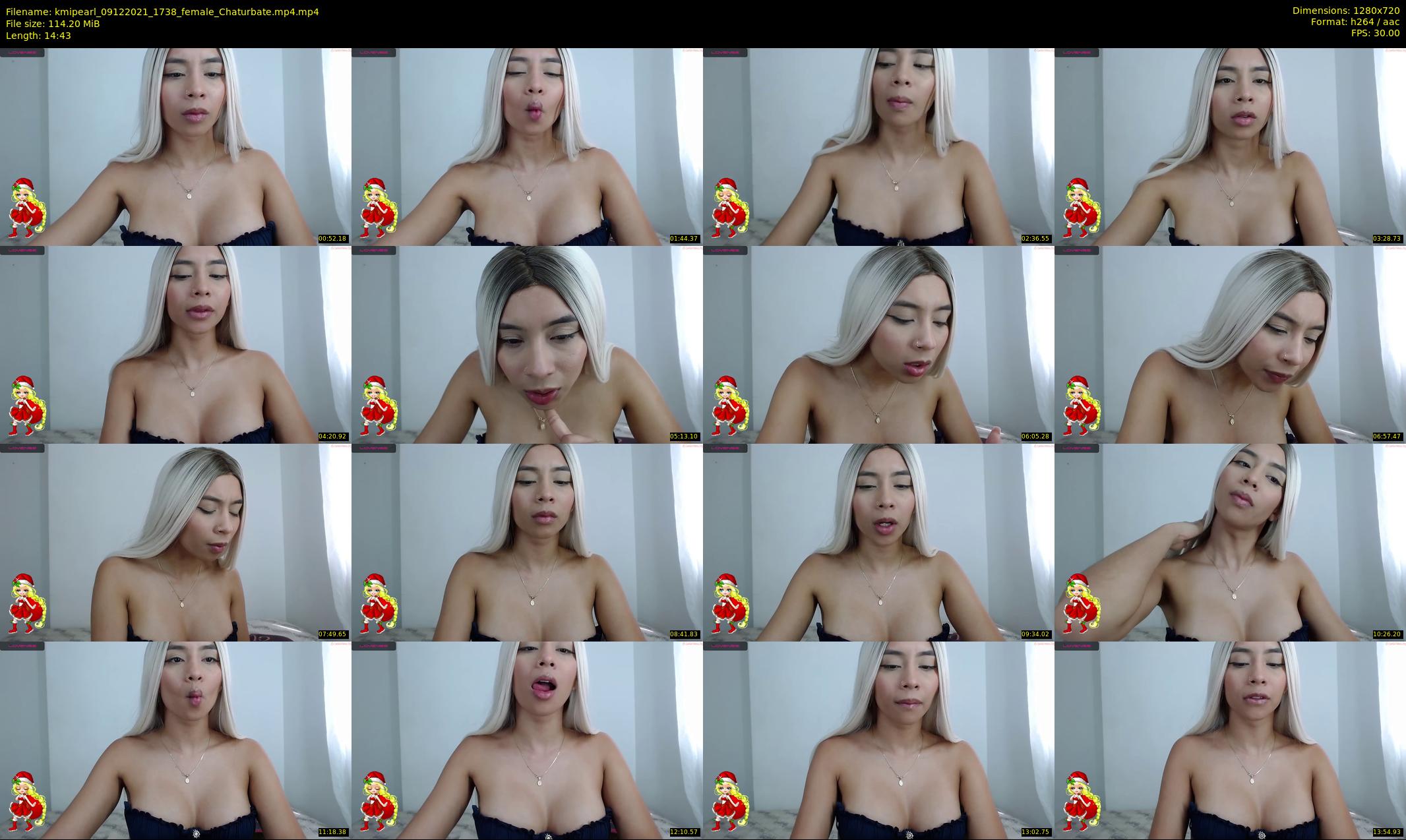 kmipearl — 15 minute Chaturbate female cam show recording, 720p, Dec 9, 2021