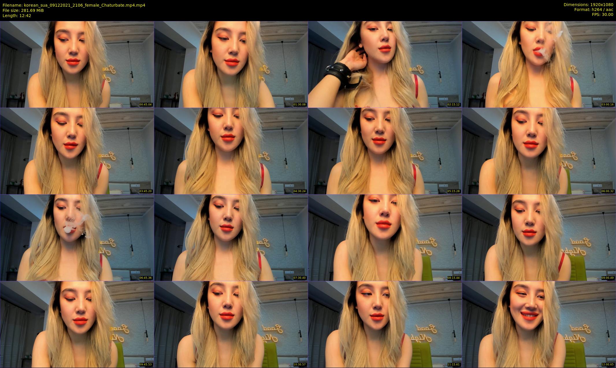 korean_sua — 13 minute Chaturbate female cam show recording, 1080p, Dec 9, 2021