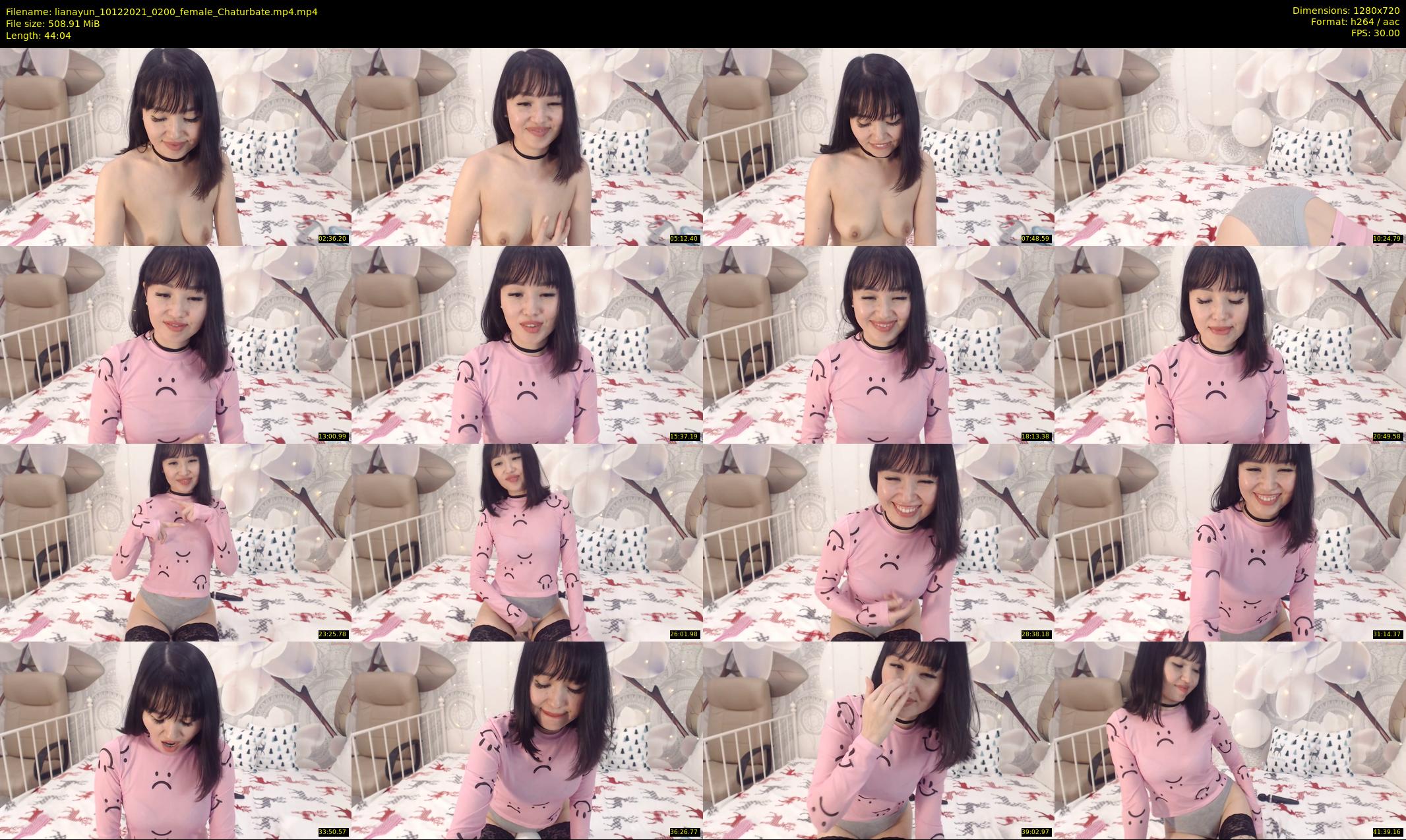 lianayun — 45 minute Chaturbate female cam show recording, 720p, Dec 10, 2021