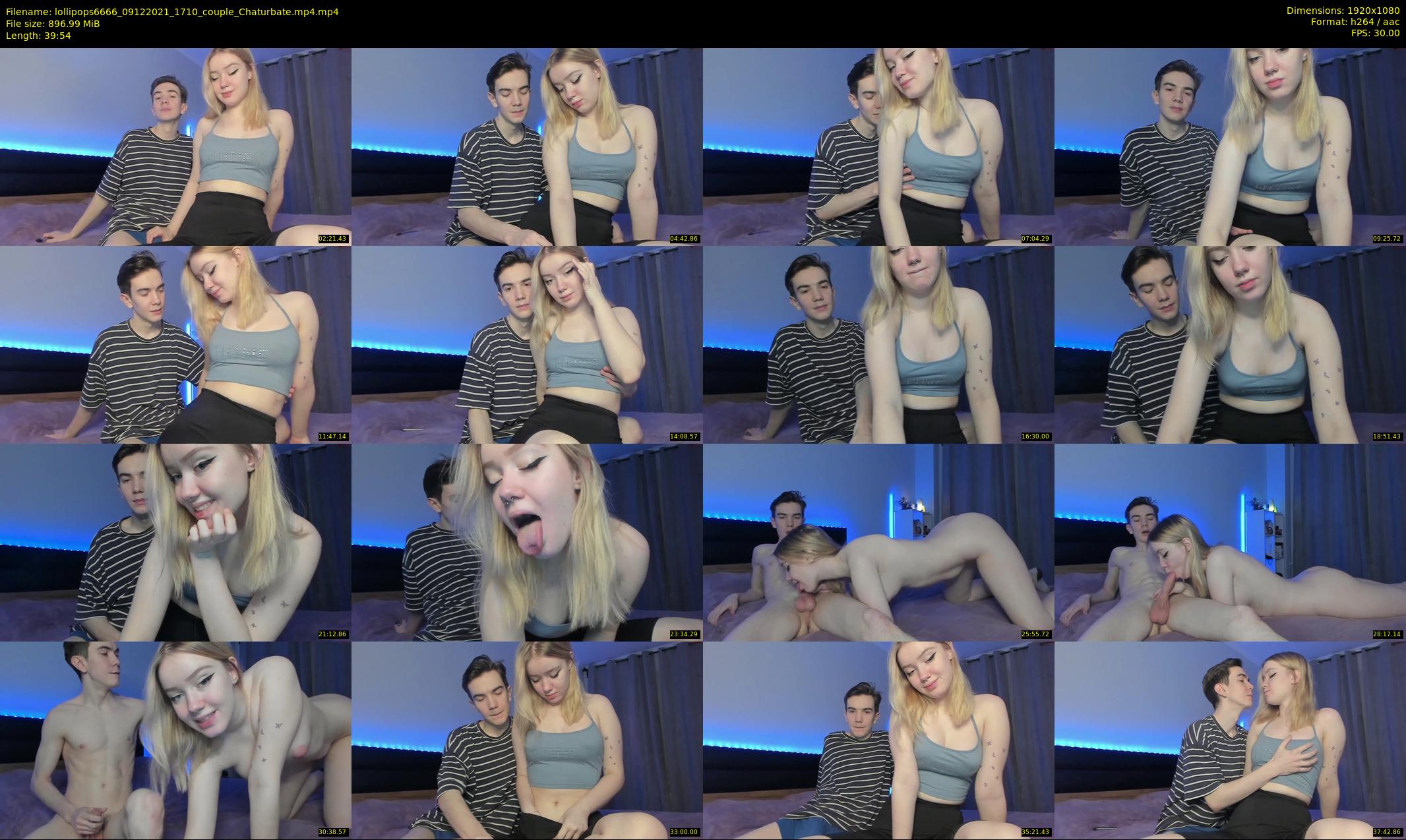 lollipops6666 — 40 minute Chaturbate couple cam show recording, 1080p, Dec 9, 2021
