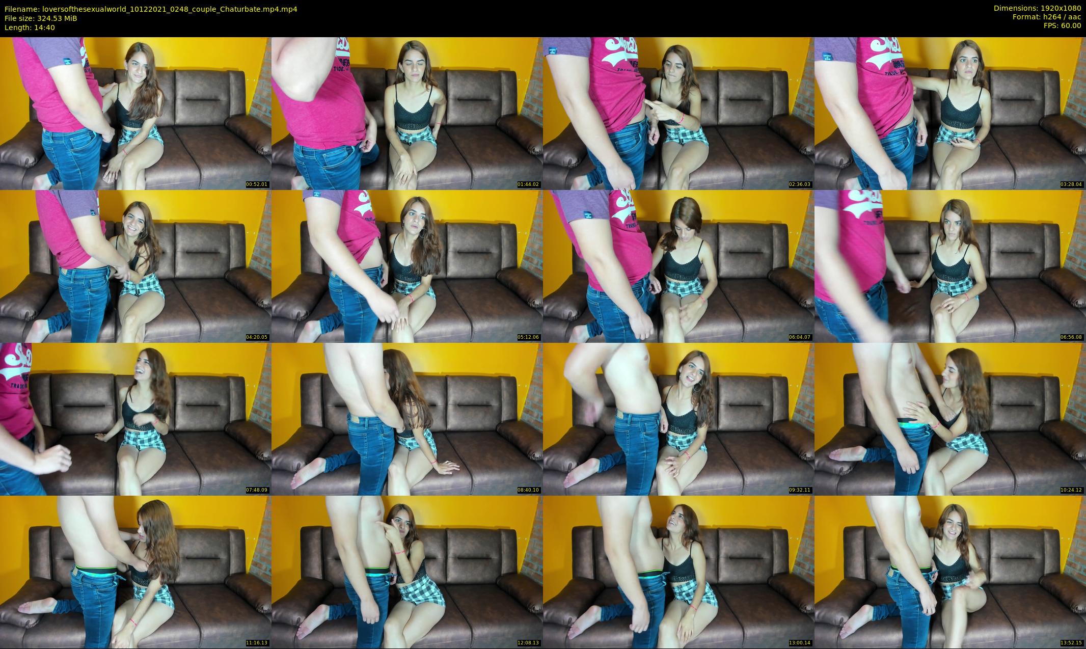 loversofthesexualworld — 15 minute Chaturbate couple cam show recording, 1080p, Dec 10, 2021