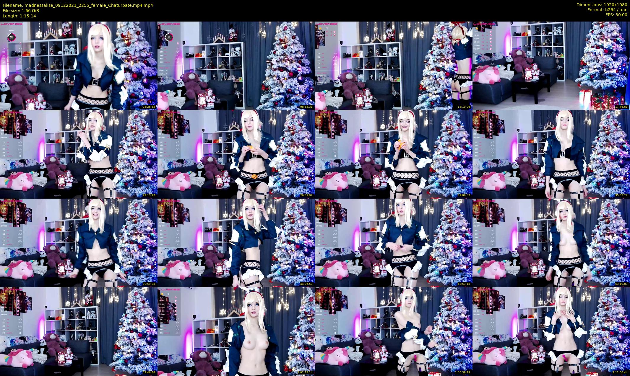 madnessalise — 76 minute Chaturbate female cam show recording, 1080p, Dec 9, 2021