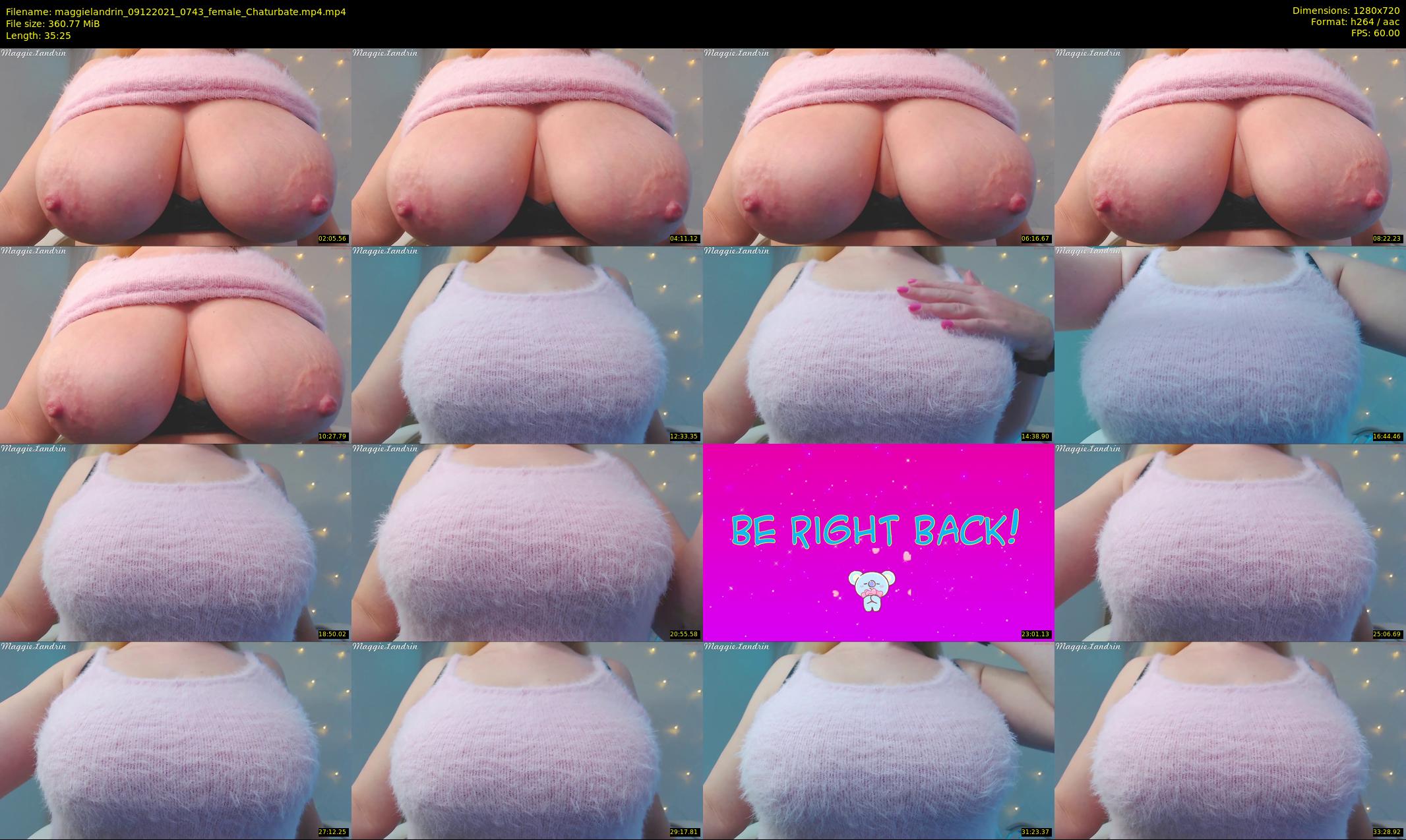 maggielandrin — 36 minute Chaturbate female cam show recording, 720p, Dec 9, 2021