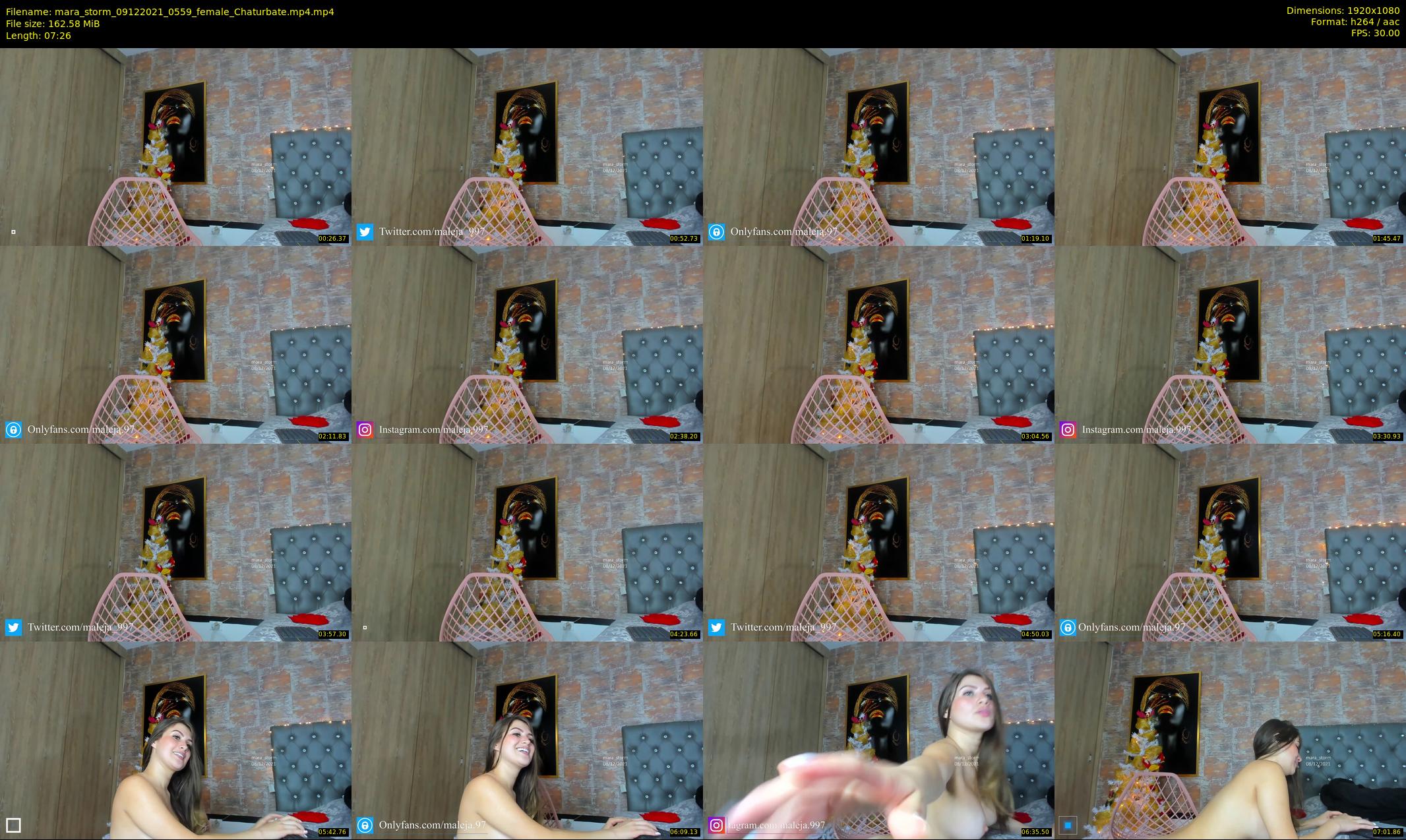 mara_storm — 8 minute Chaturbate female cam show recording, 1080p, Dec 9, 2021