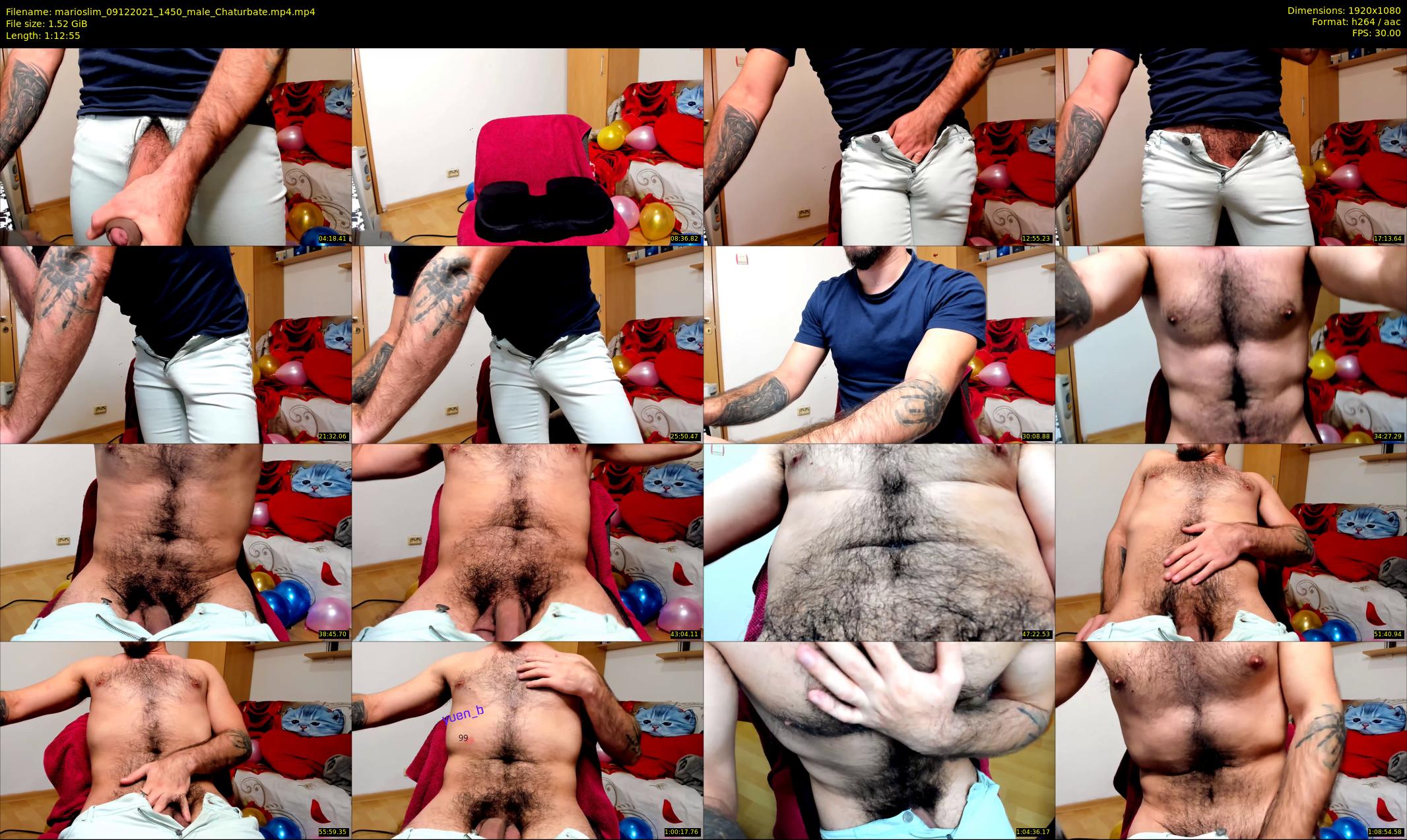 marioslim — 73 minute Chaturbate male cam show recording, 1080p, Dec 9, 2021