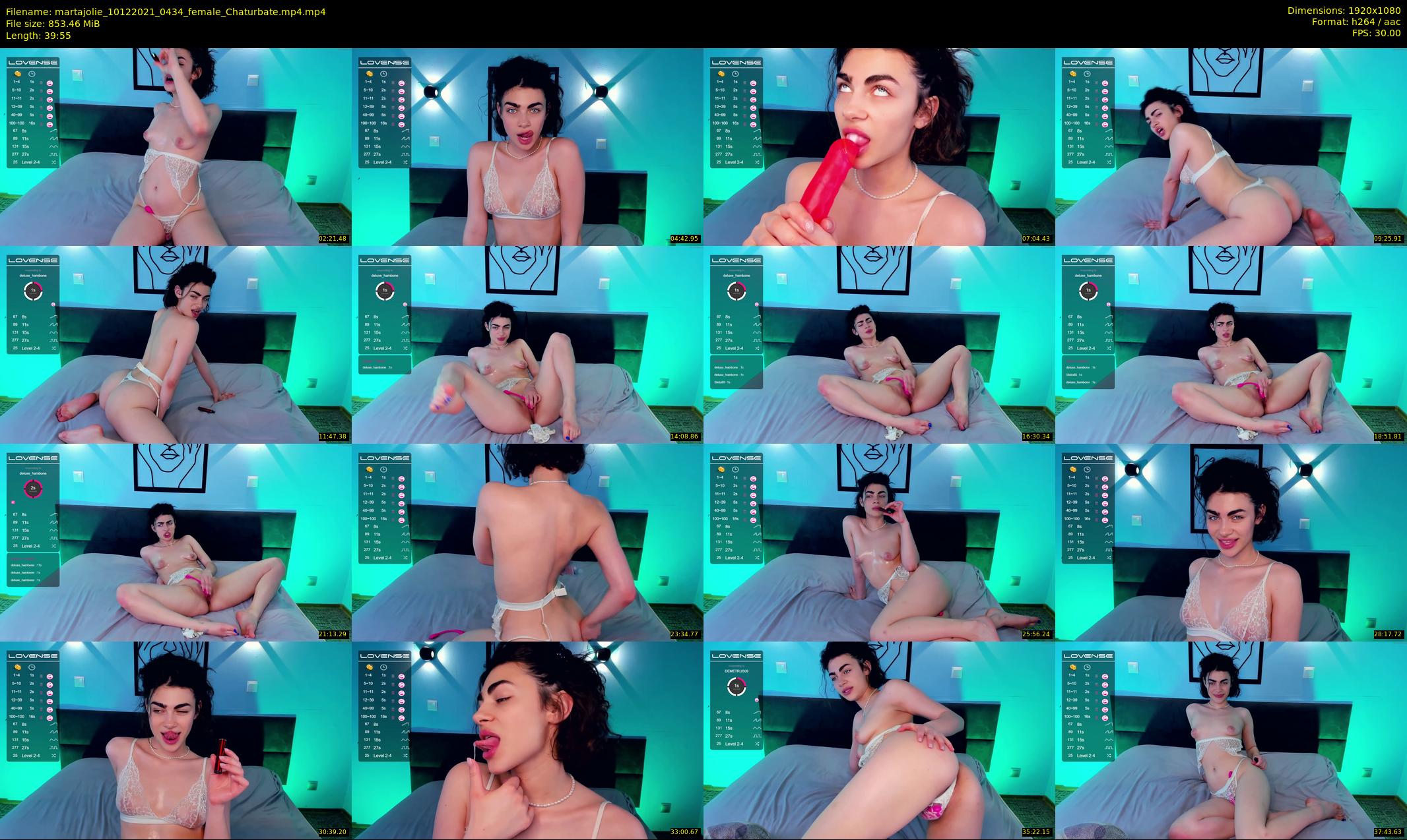 martajolie — 40 minute Chaturbate female cam show recording, 1080p, Dec 10, 2021