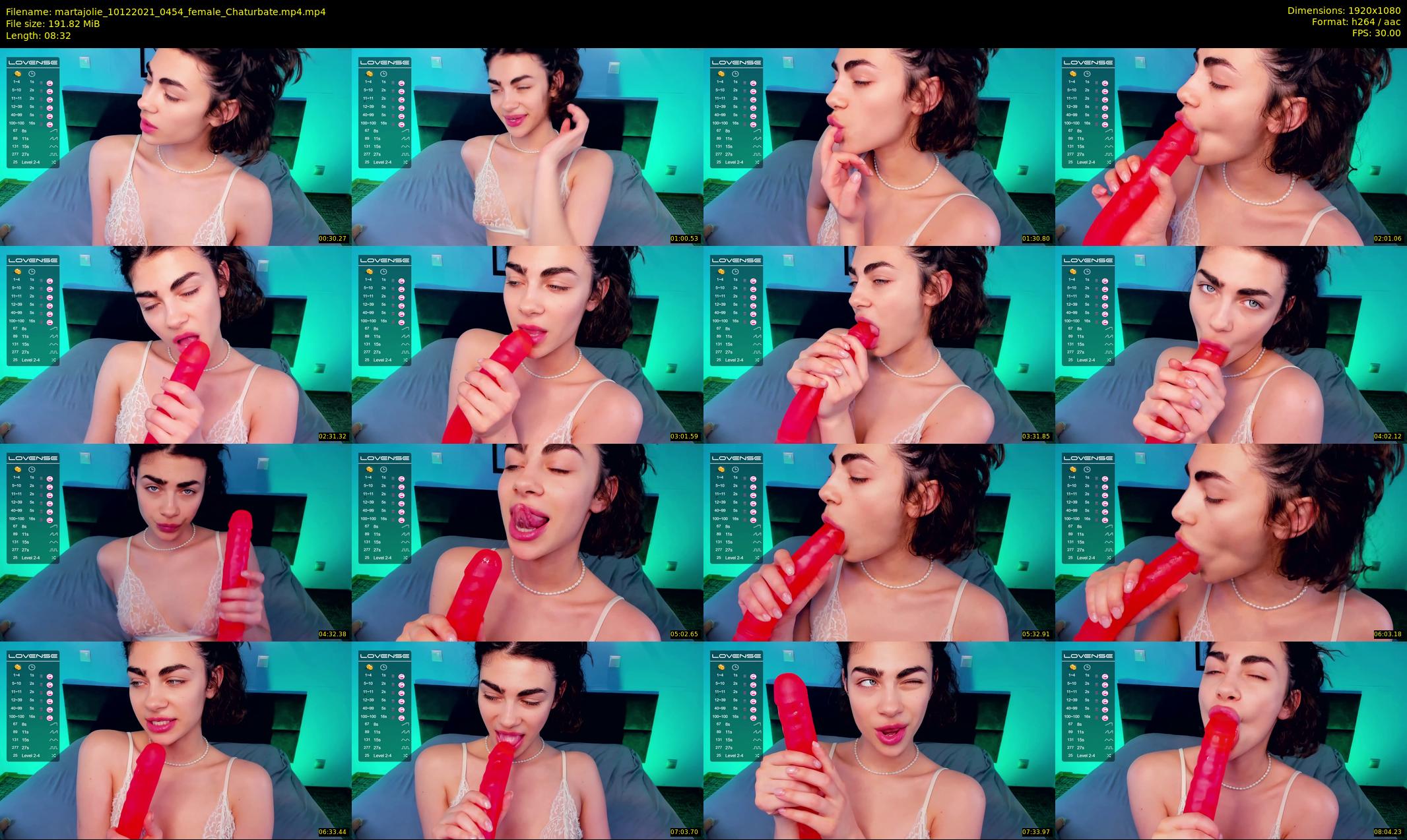 martajolie — 9 minute Chaturbate female cam show recording, 1080p, Dec 10, 2021