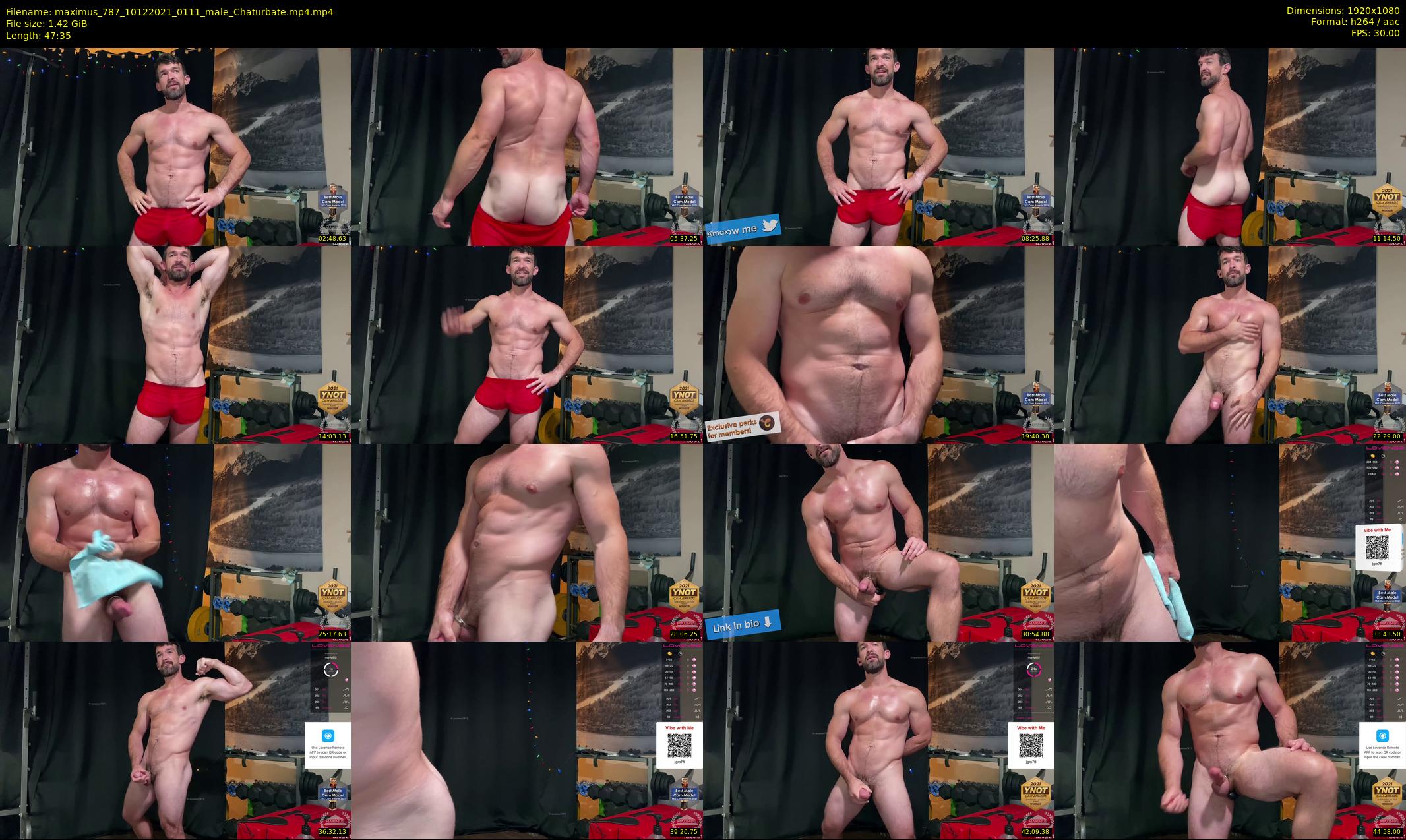 maximus_787 — 48 minute Chaturbate male cam show recording, 1080p, Dec 10, 2021