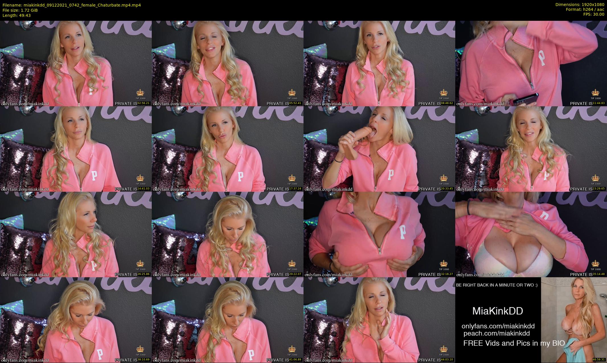 miakinkdd — 50 minute Chaturbate female cam show recording, 1080p, Dec 9, 2021