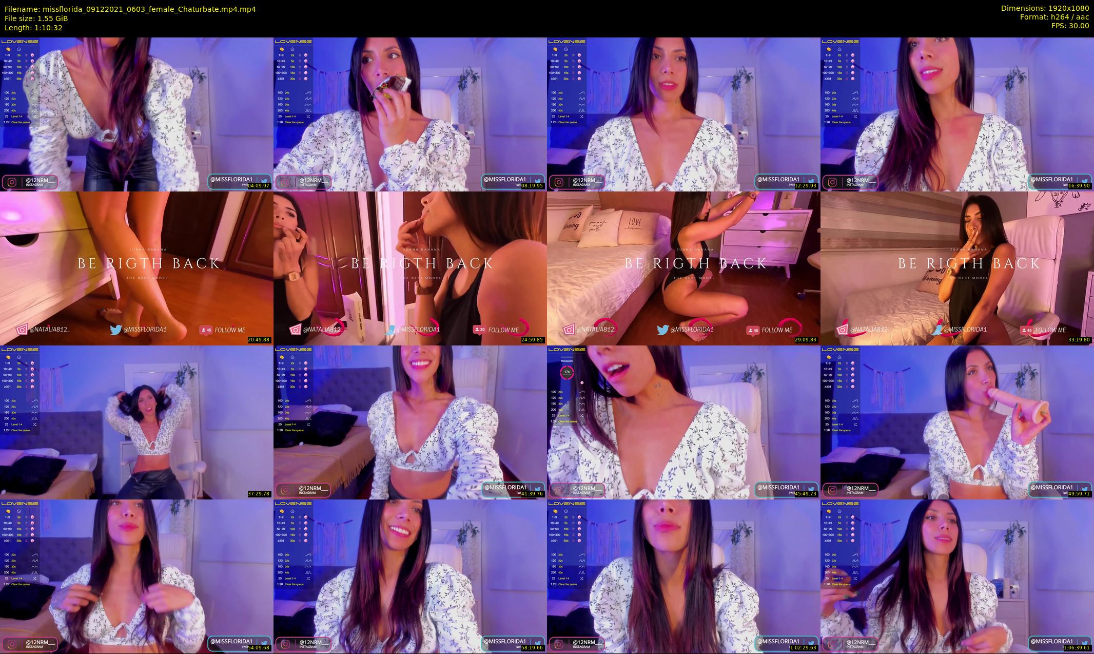 missflorida — 71 minute Chaturbate female cam show recording, 1080p, Dec 9, 2021