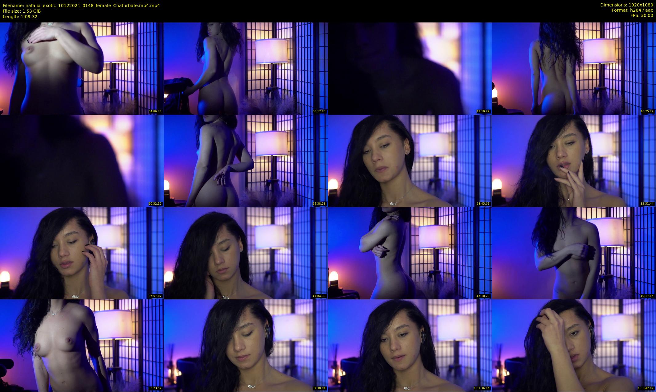 natalia_exotic — 70 minute Chaturbate female cam show recording, 1080p, Dec 10, 2021