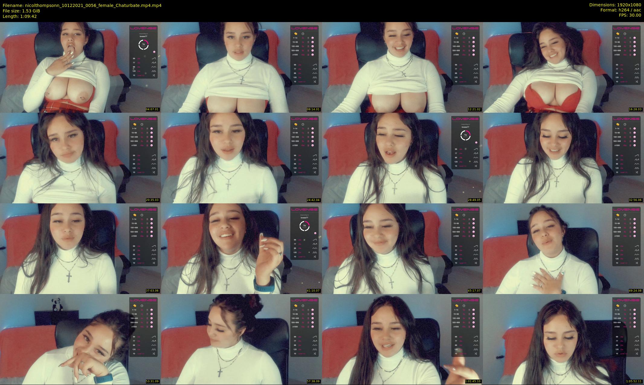 nicolthompsonn — 70 minute Chaturbate female cam show recording, 1080p, Dec 10, 2021