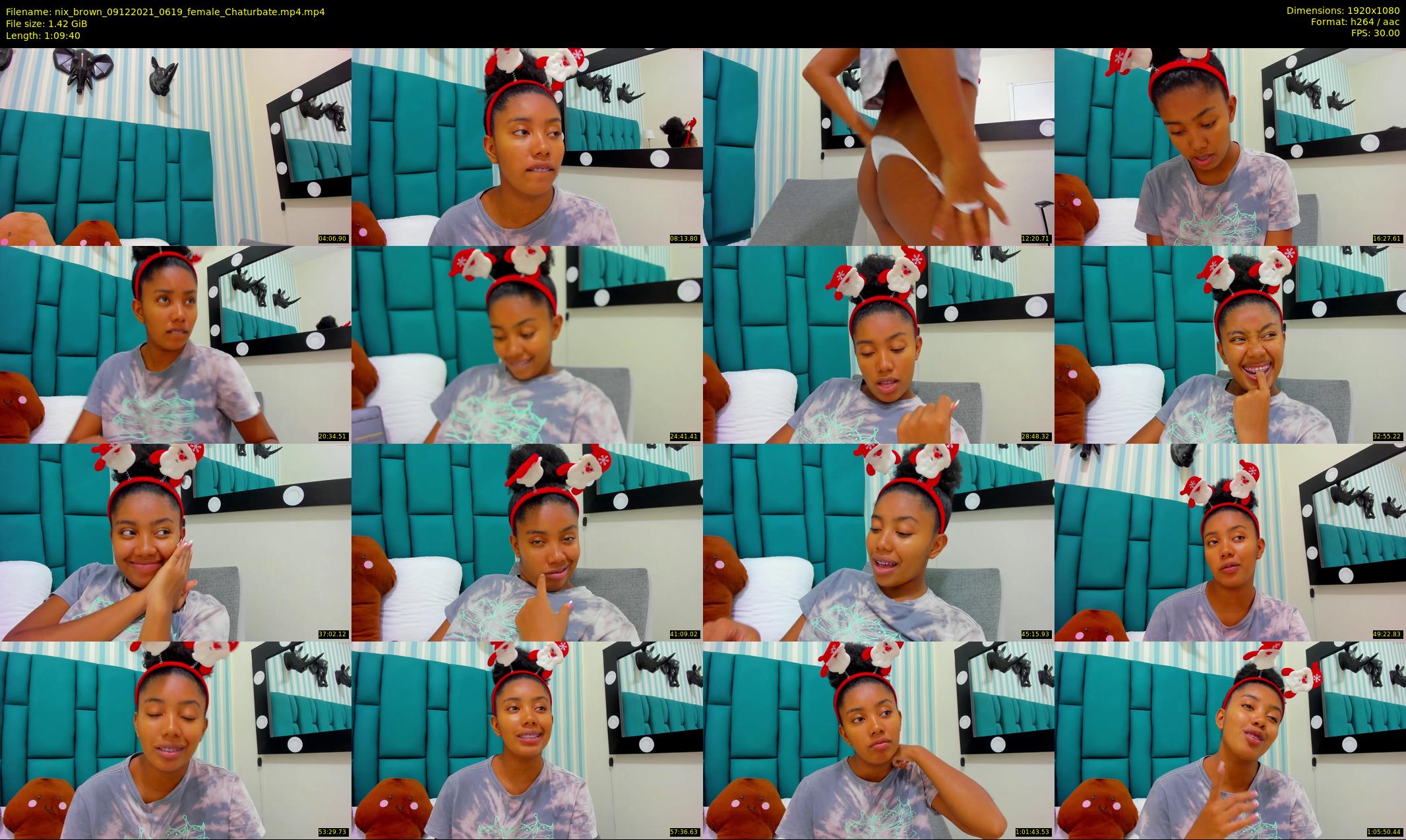 nix_brown — 70 minute Chaturbate female cam show recording, 1080p, Dec 9, 2021