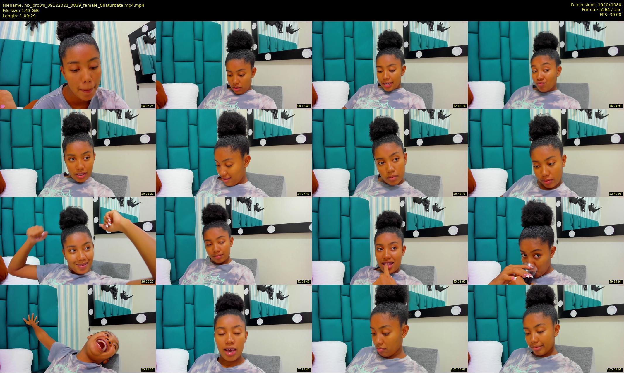 nix_brown — 70 minute Chaturbate female cam show recording, 1080p, Dec 9, 2021