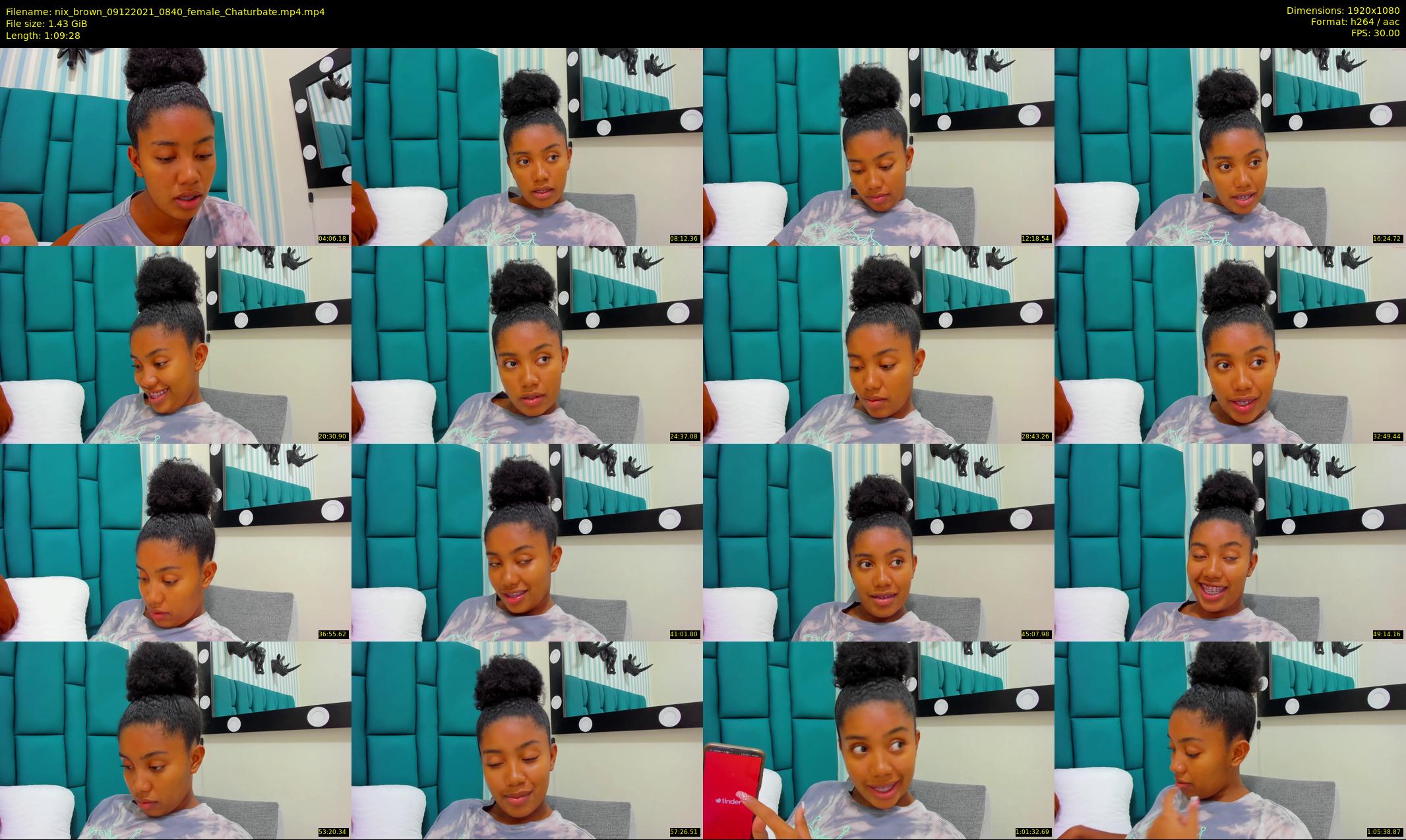 nix_brown — 70 minute Chaturbate female cam show recording, 1080p, Dec 9, 2021