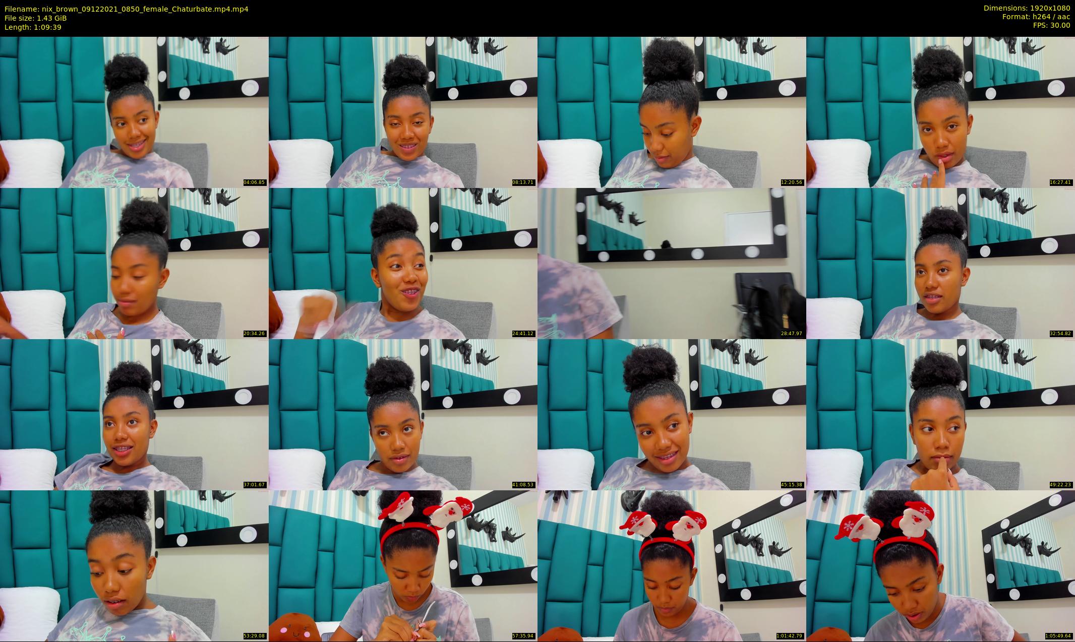 nix_brown — 70 minute Chaturbate female cam show recording, 1080p, Dec 9, 2021
