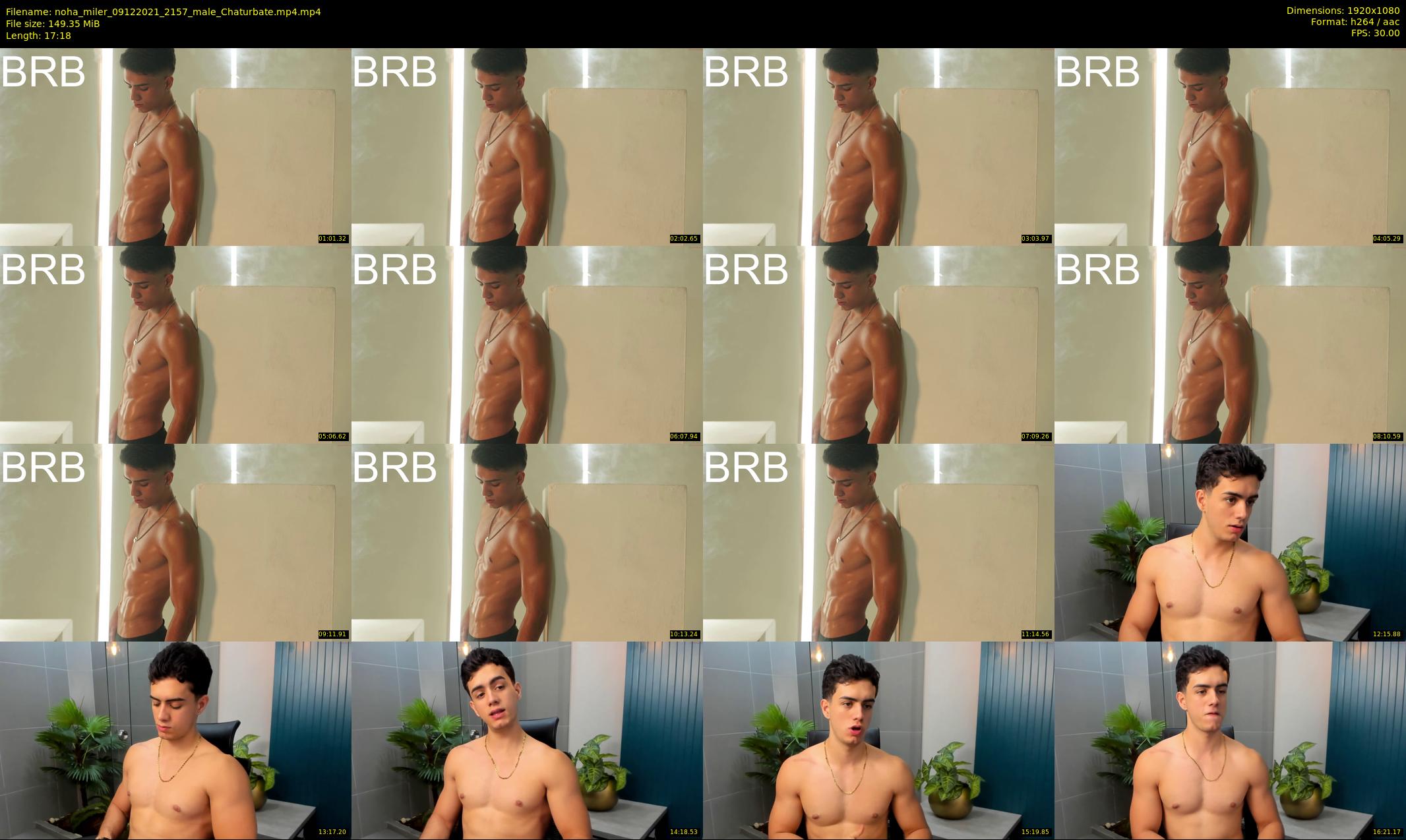 noha_miler — 18 minute Chaturbate male cam show recording, 1080p, Dec 9, 2021