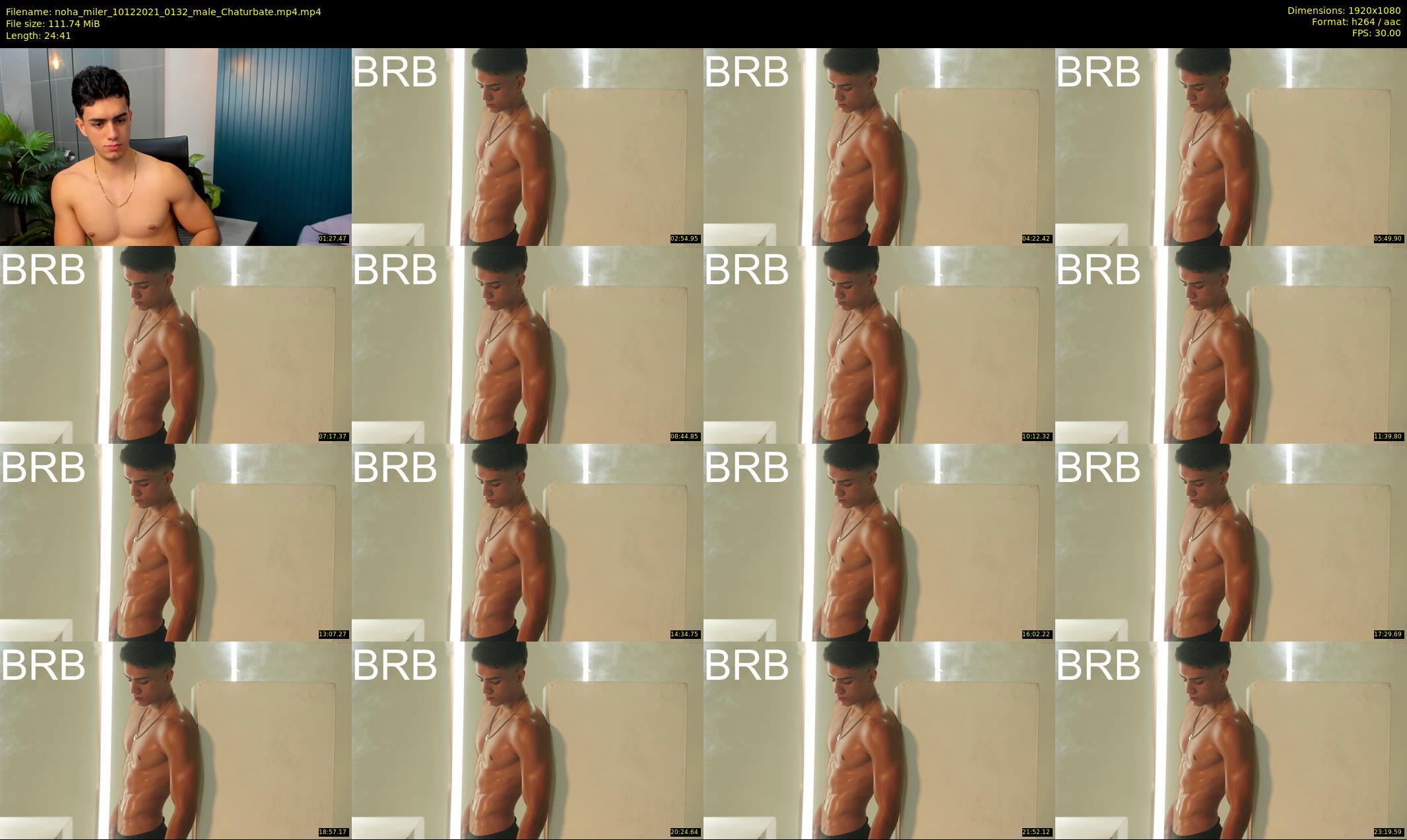 noha_miler — 25 minute Chaturbate male cam show recording, 1080p, Dec 10, 2021